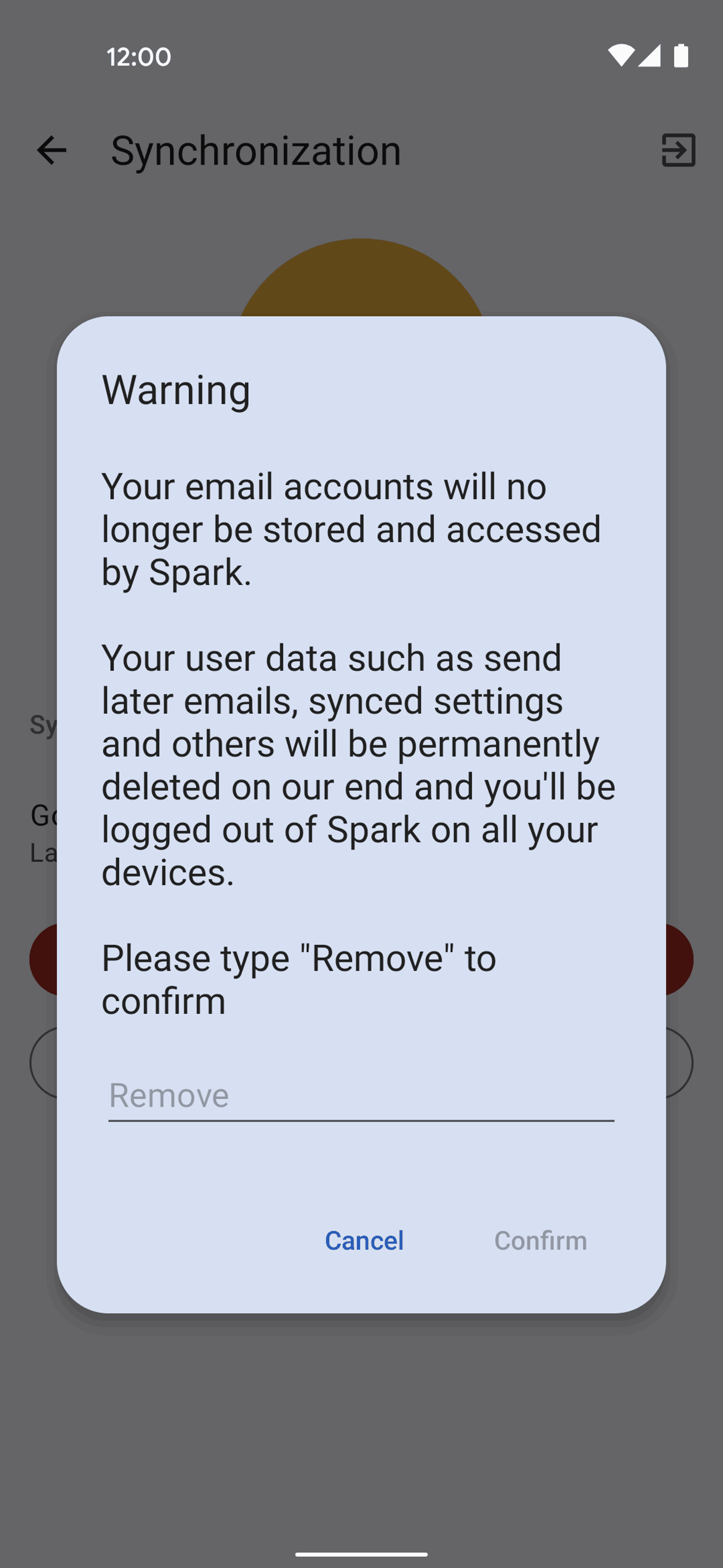 Spark Mail Android AI interface screenshot 16