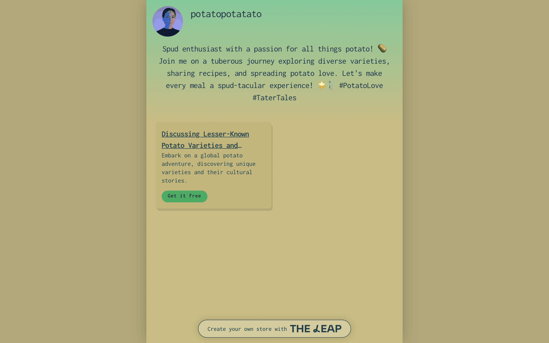 The Leap Web Business interface screenshot 19