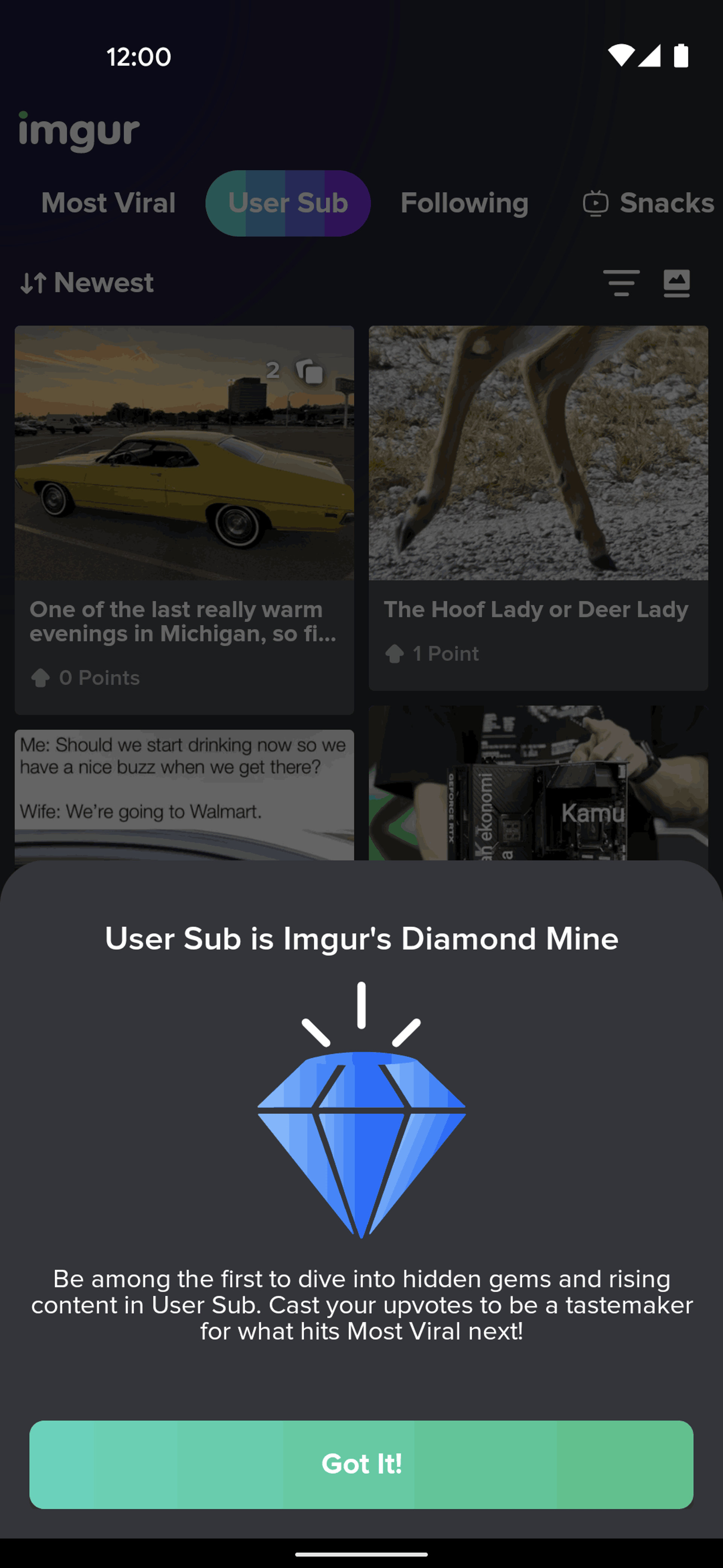 Imgur Android Photo & Video interface screenshot 11