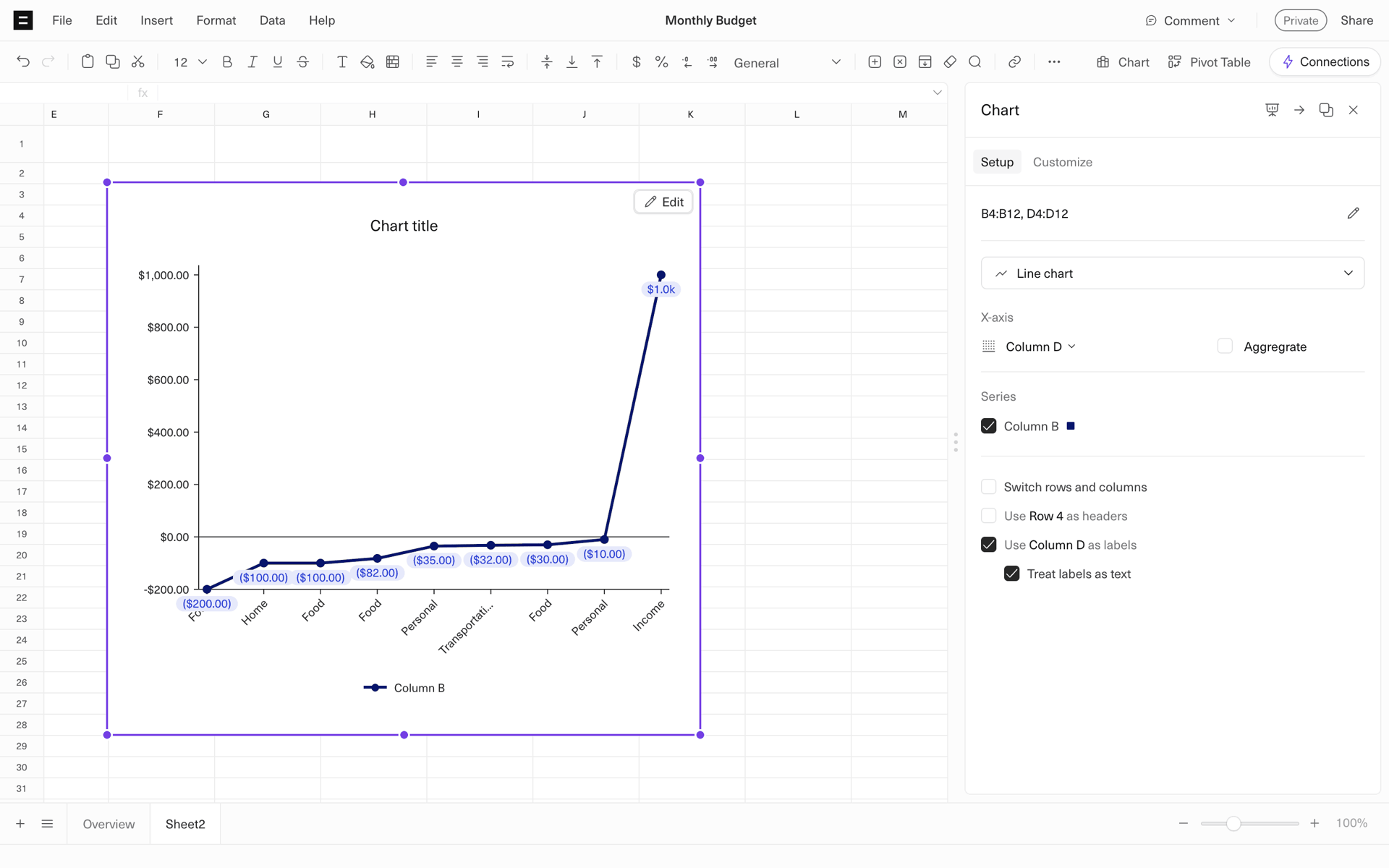 Equals Web Business interface screenshot 24