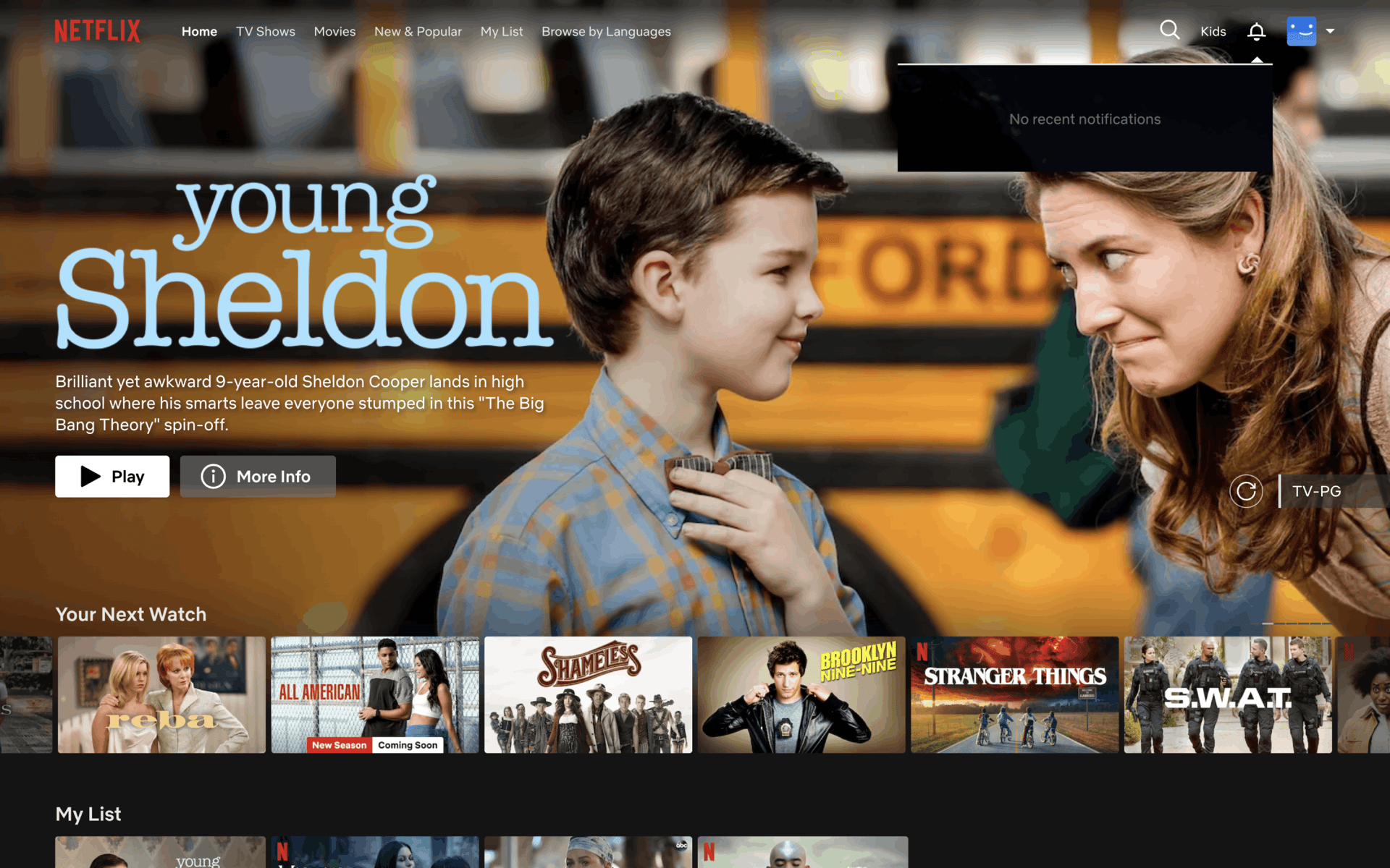 Netflix Web Entertainment interface screenshot 14