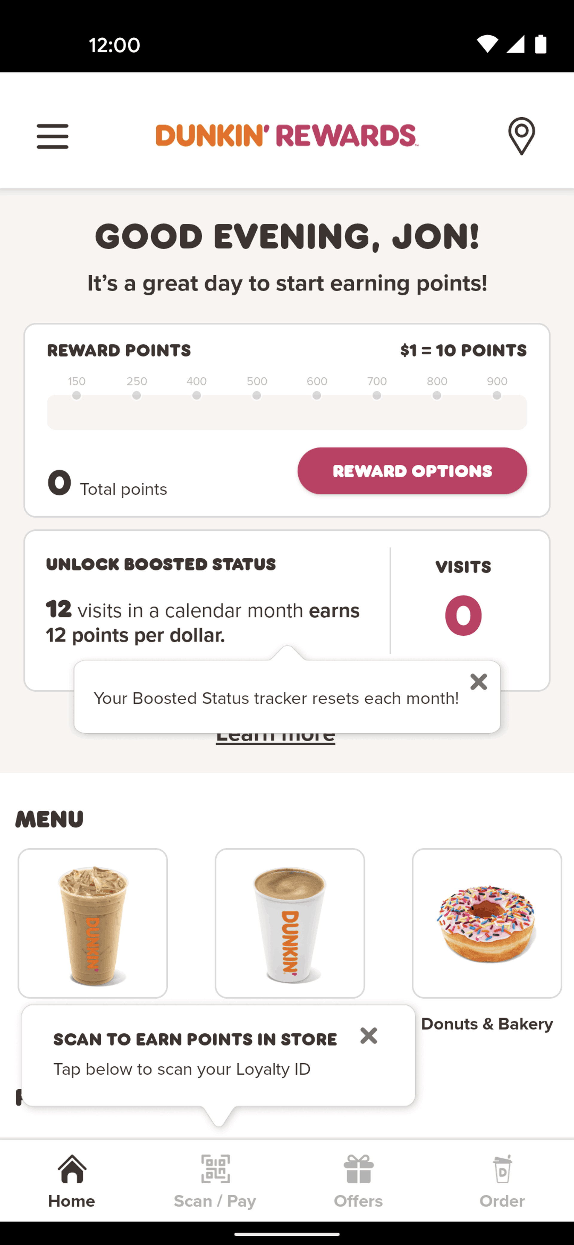 Dunkin' Android Food & Drink interface screenshot 21