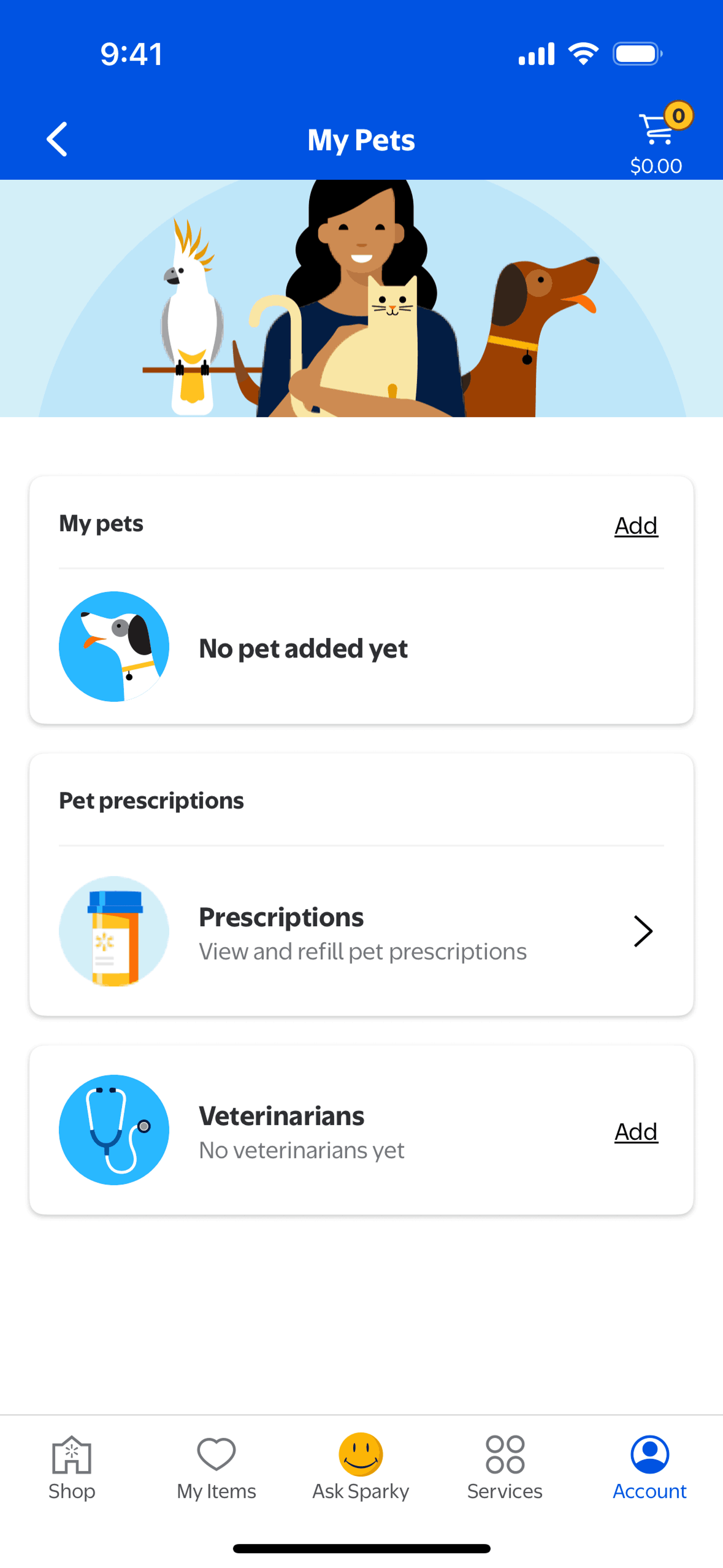 Walmart iOS Shopping interface screenshot 2
