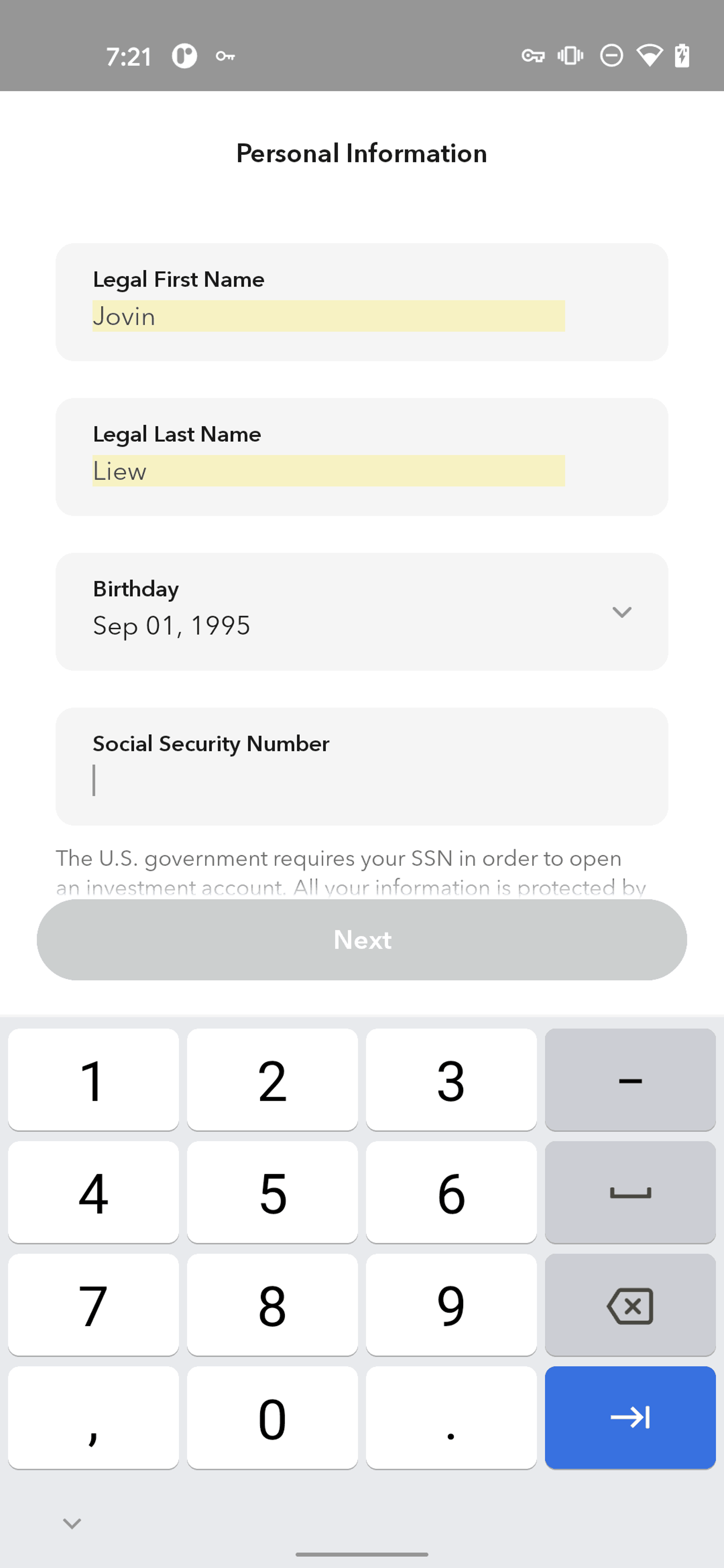Acorns Android Finance interface screenshot 13