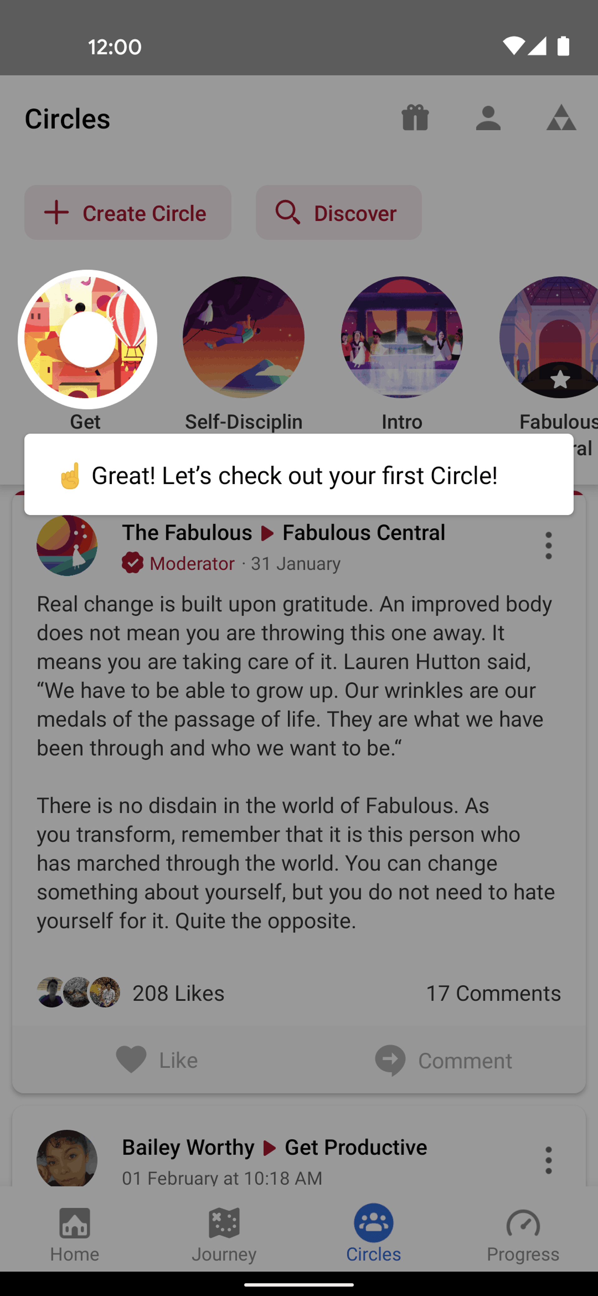 Fabulous Android Health & Fitness interface screenshot 3