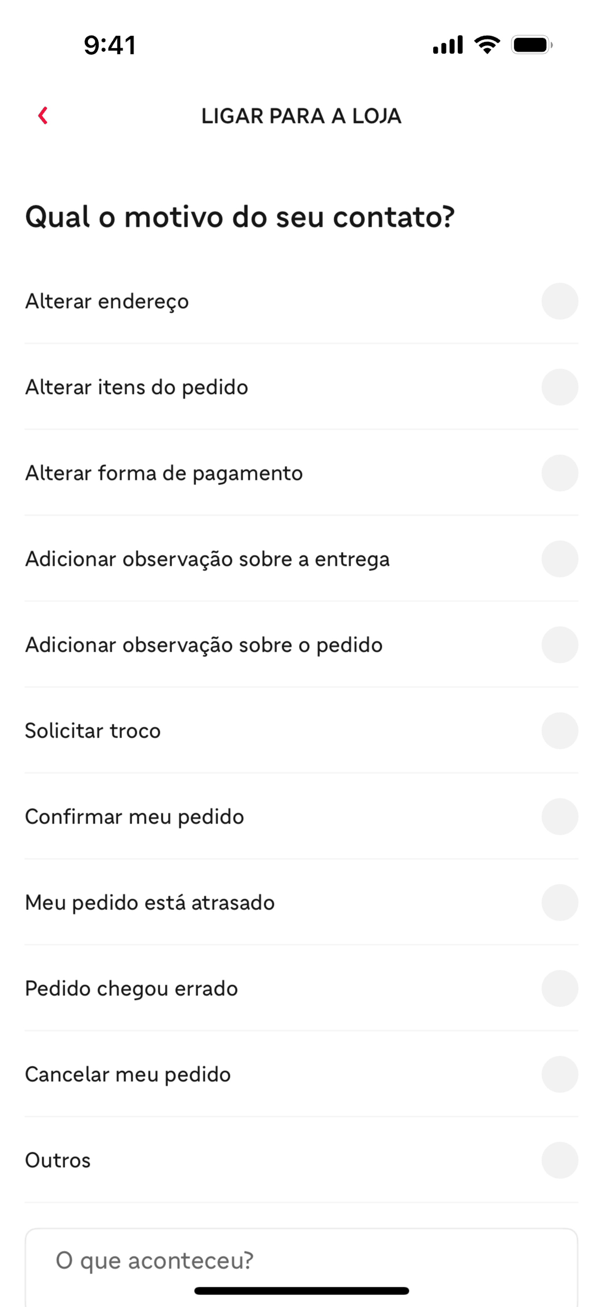 iFood iOS Food & Drink interface screenshot 5