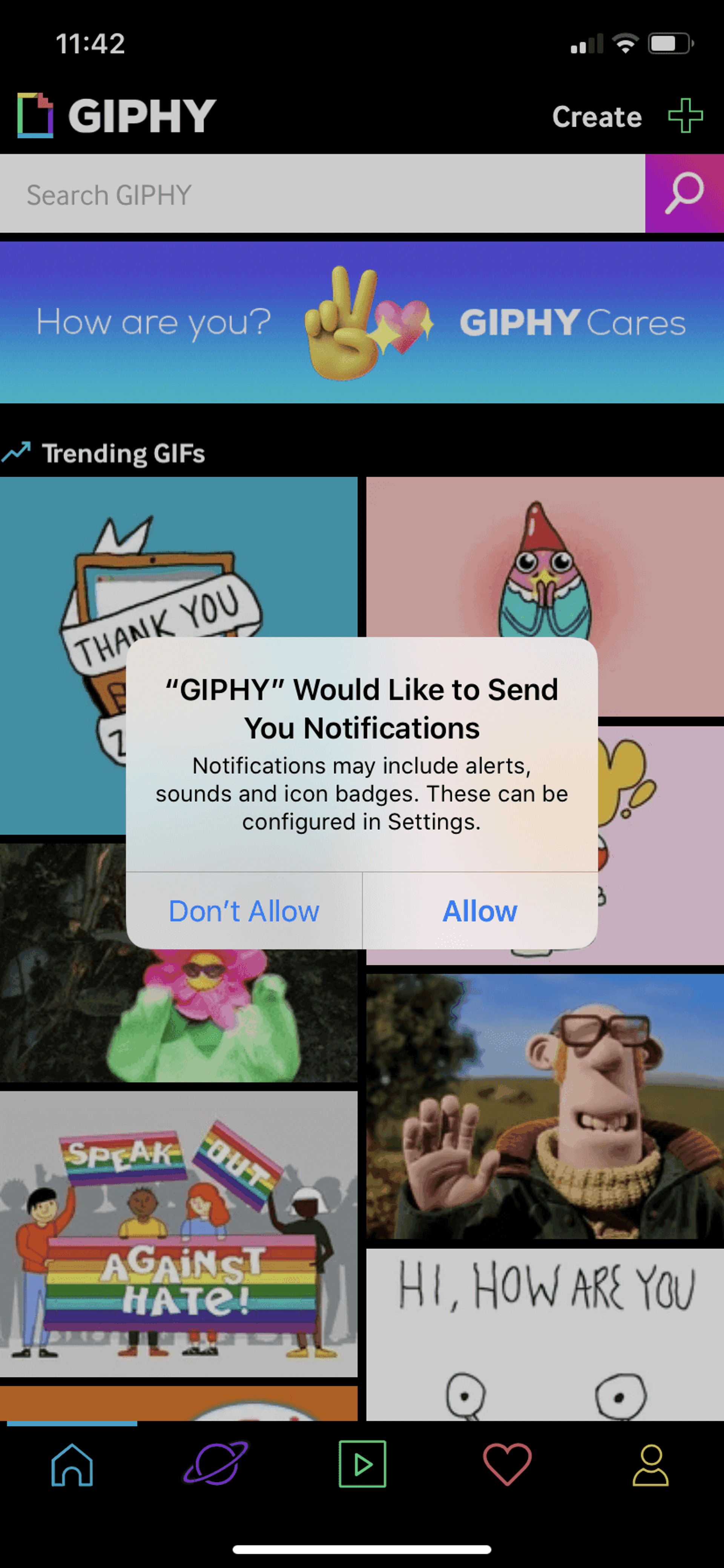 GIPHY iOS Photo & Video interface screenshot 6