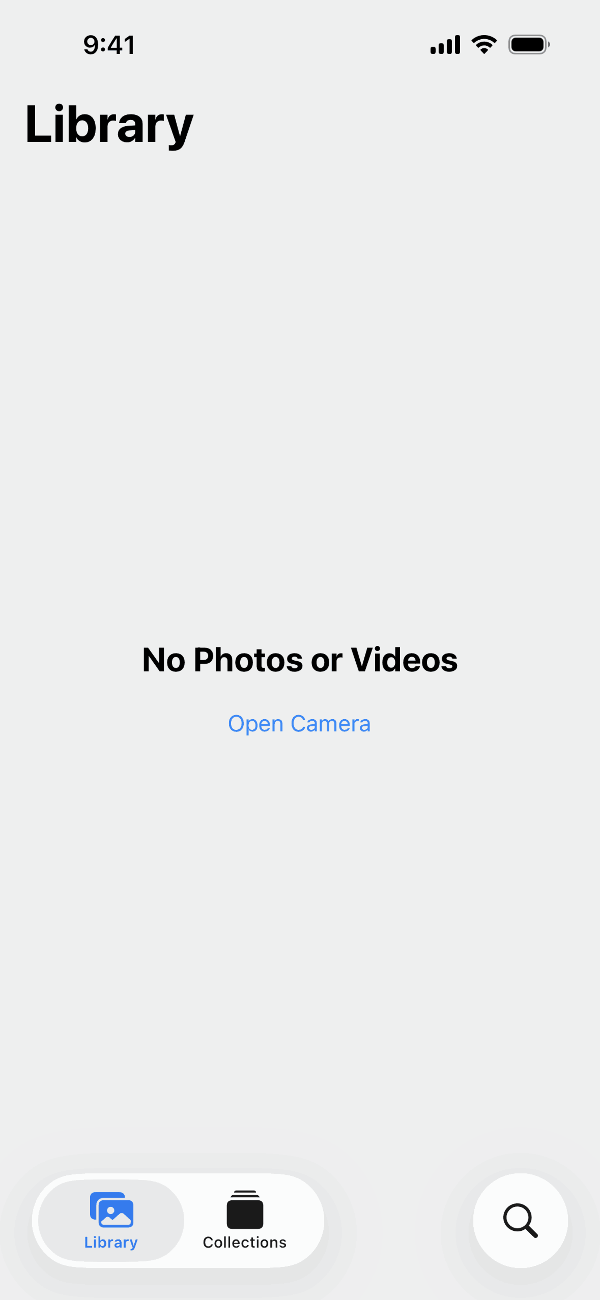 Apple Photos iOS Photo & Video interface screenshot 1