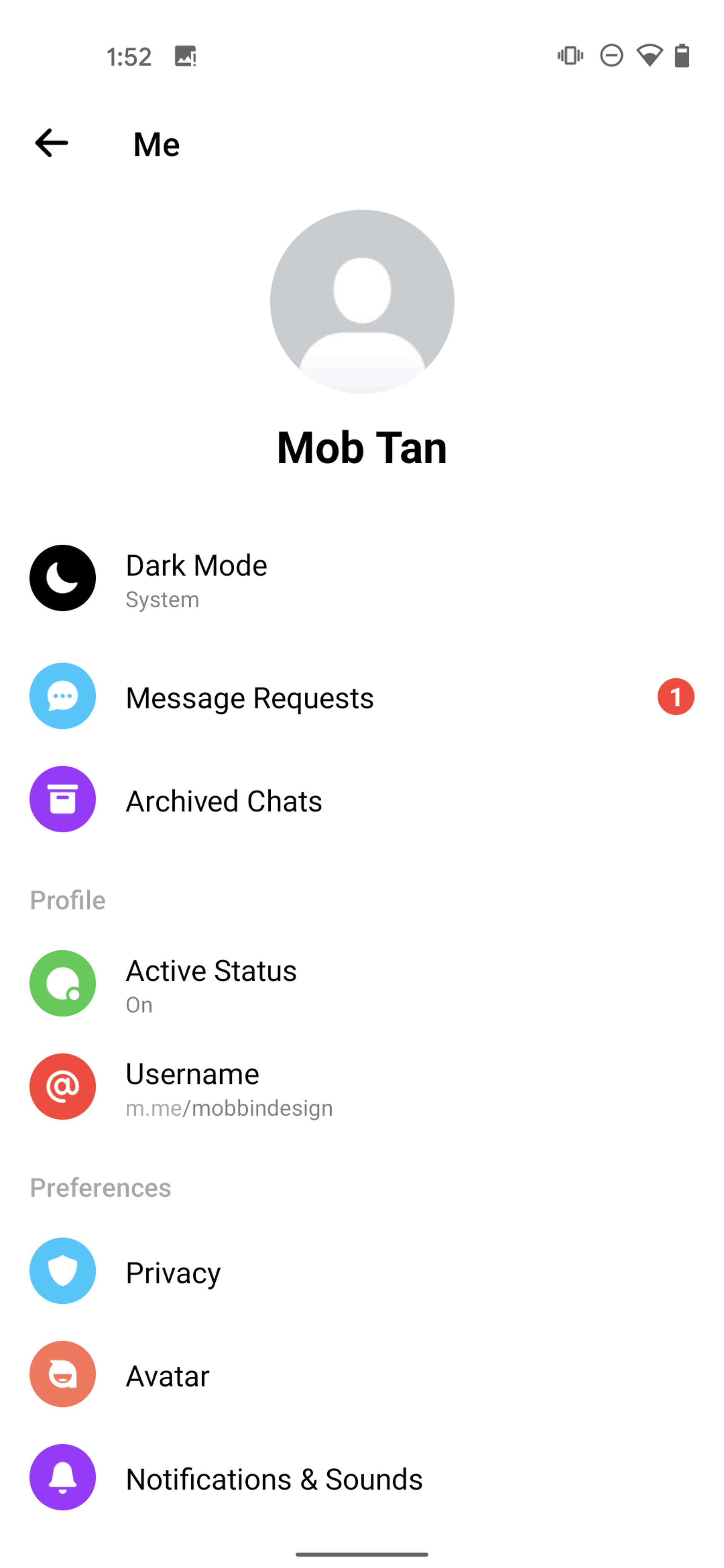 Messenger Android Social Networking interface screenshot 19
