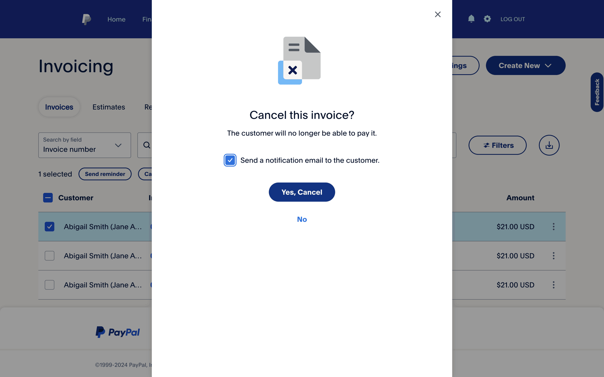 PayPal Web Finance interface screenshot 21