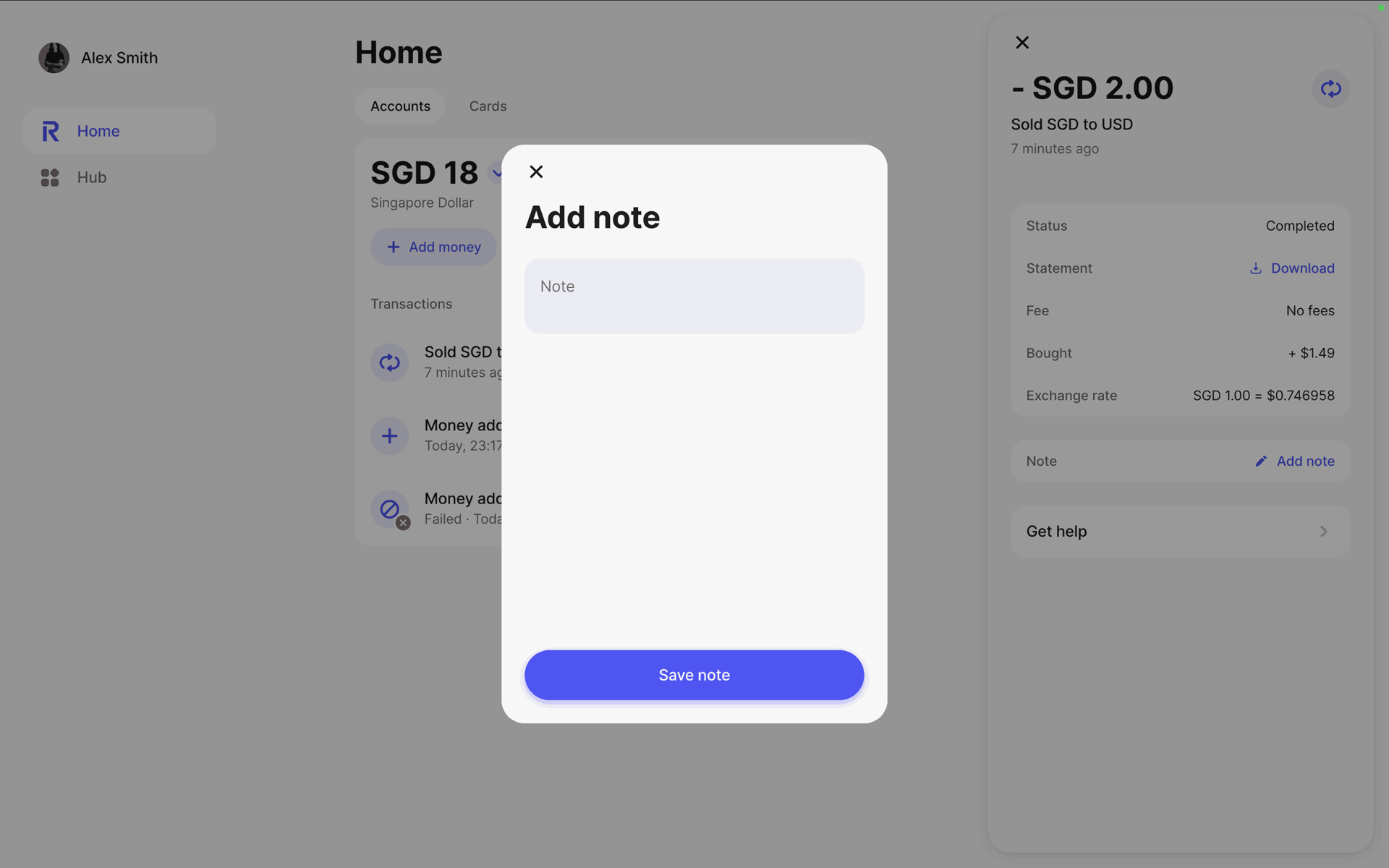 Revolut Web Finance interface screenshot 20
