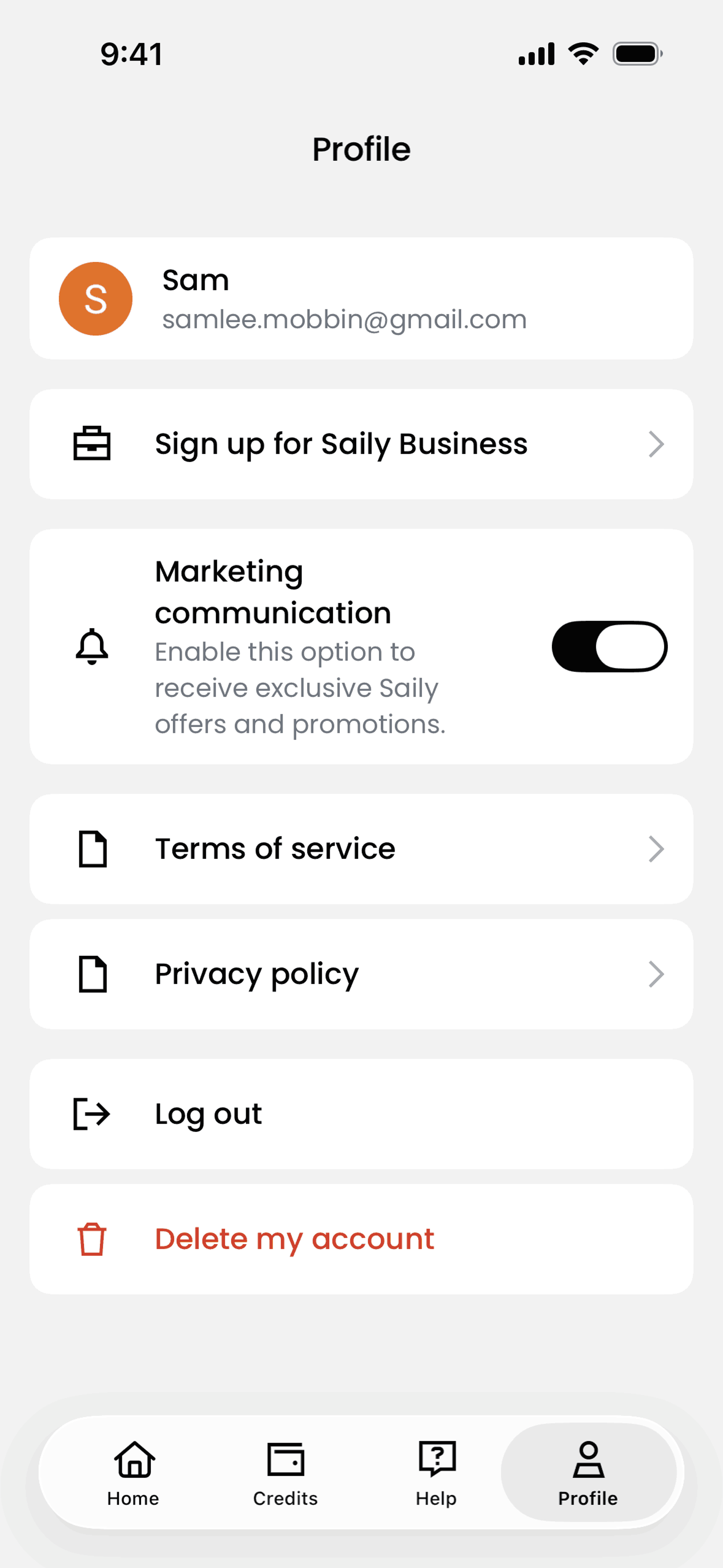Saily iOS Travel & Transportation interface screenshot 8