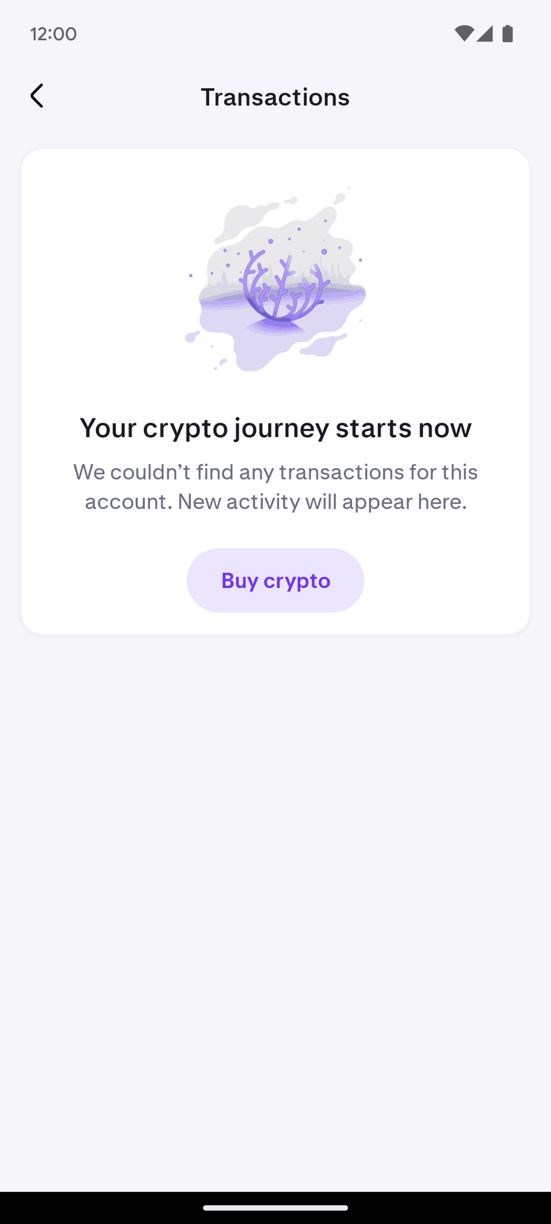 Kraken Android Finance interface screenshot 3
