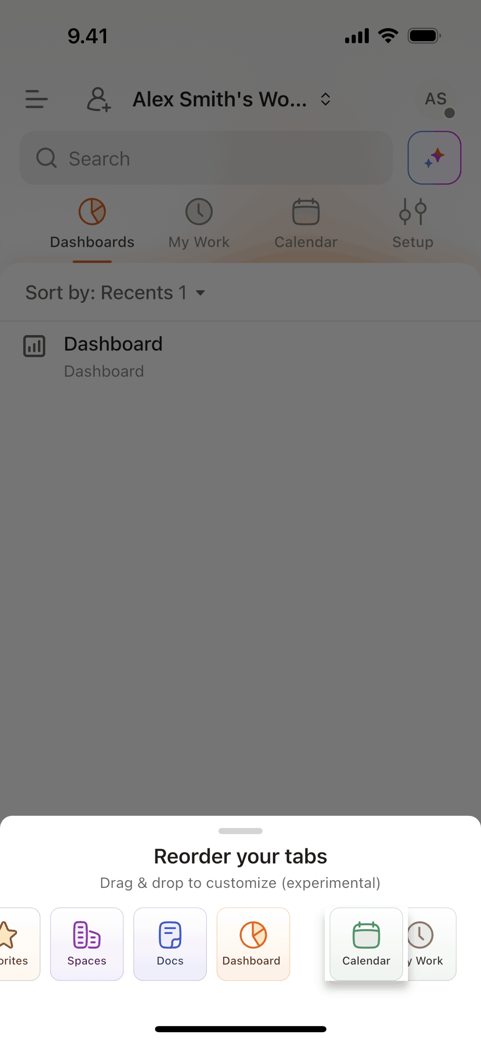 ClickUp iOS Productivity interface screenshot 6