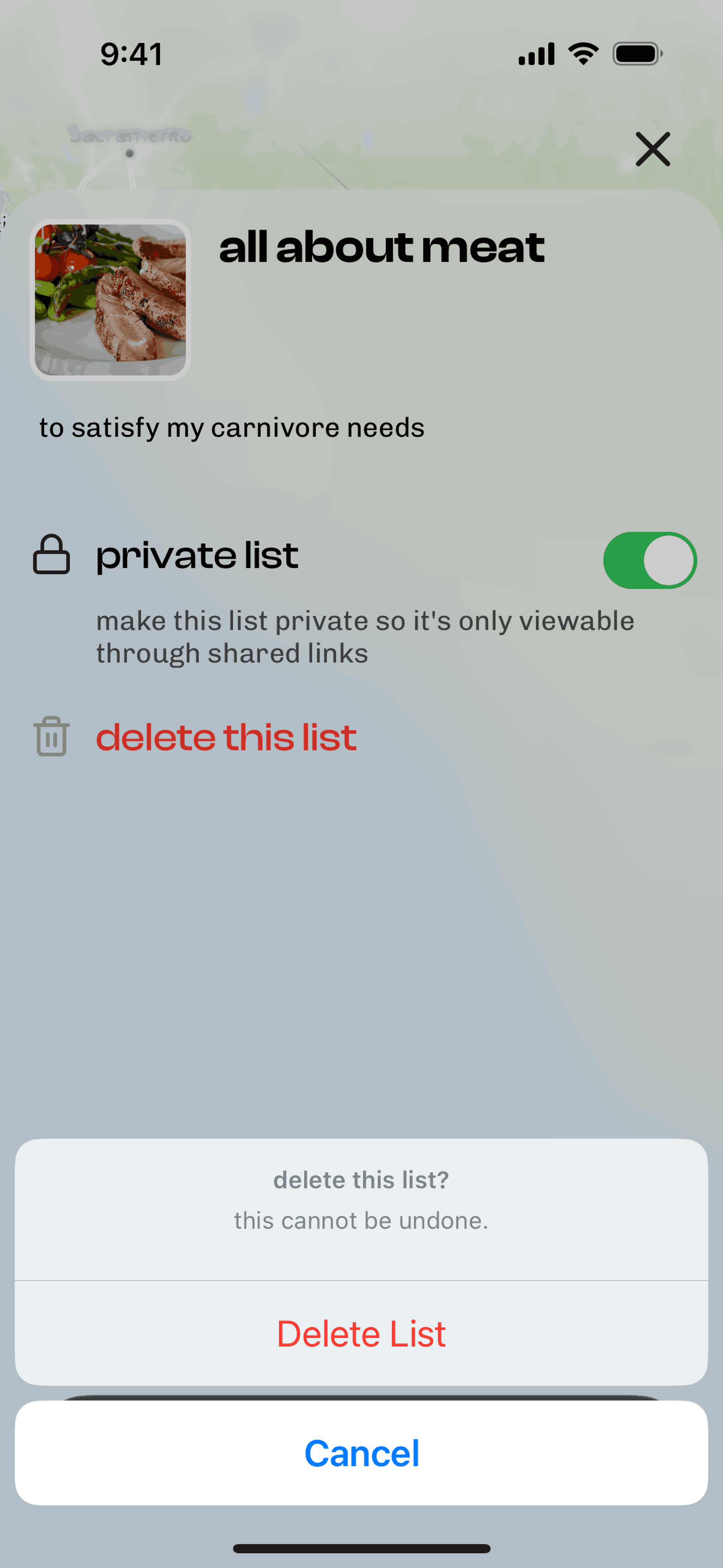 Corner iOS Social Networking interface screenshot 16