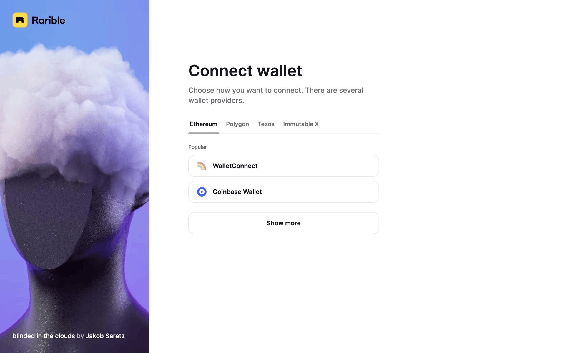 Rarible Web Crypto & Web3 interface screenshot 4