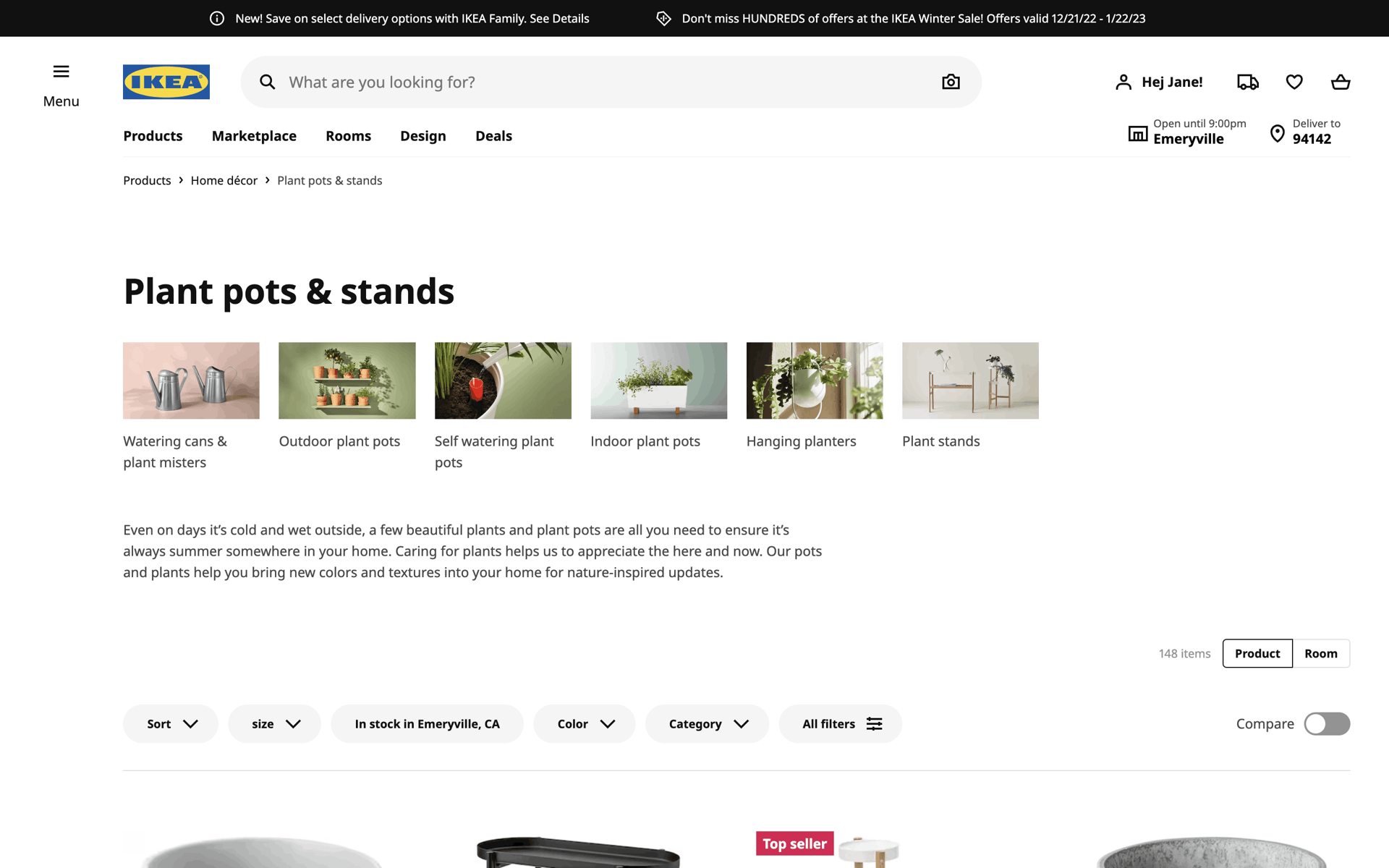IKEA Web Shopping interface screenshot 5
