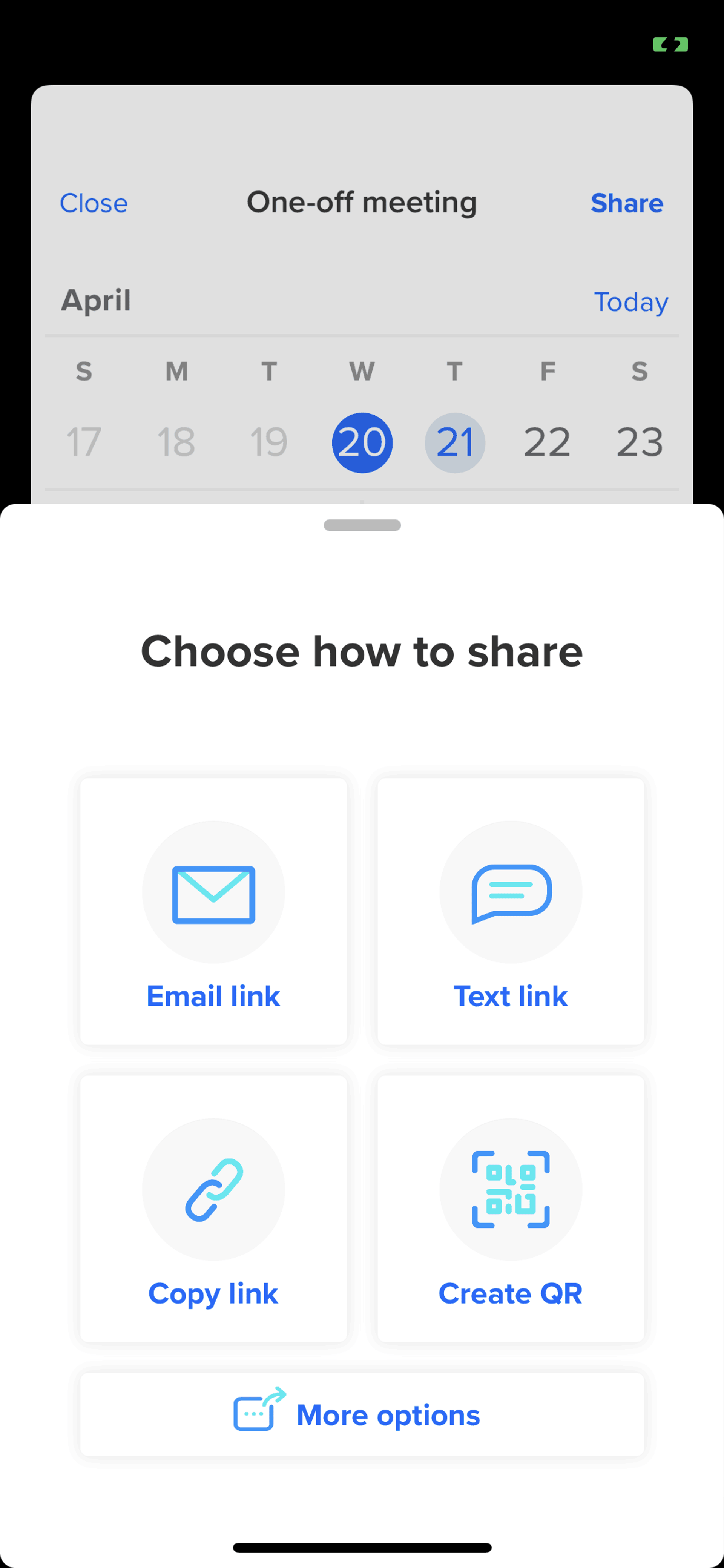 Calendly iOS Business interface screenshot 23