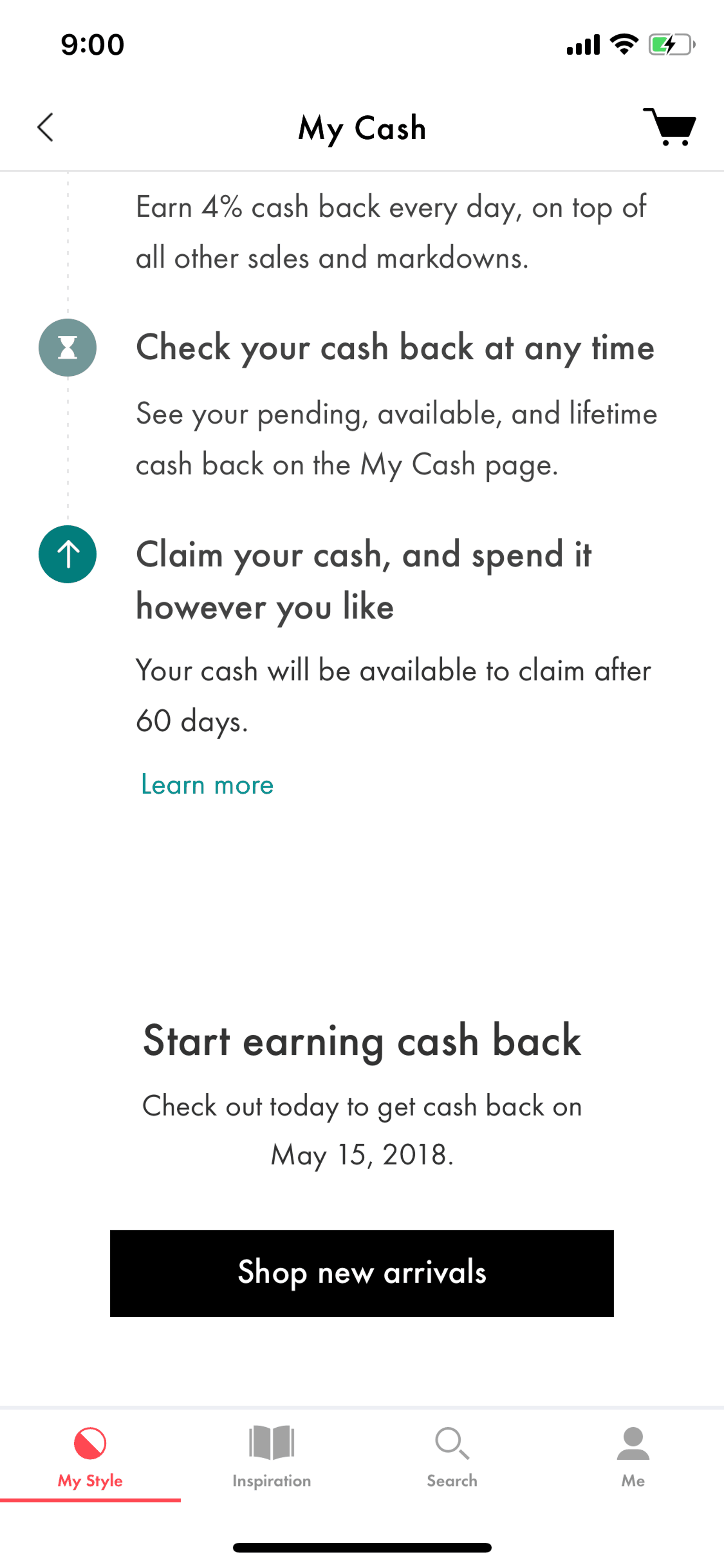 Spring iOS Shopping interface screenshot 12