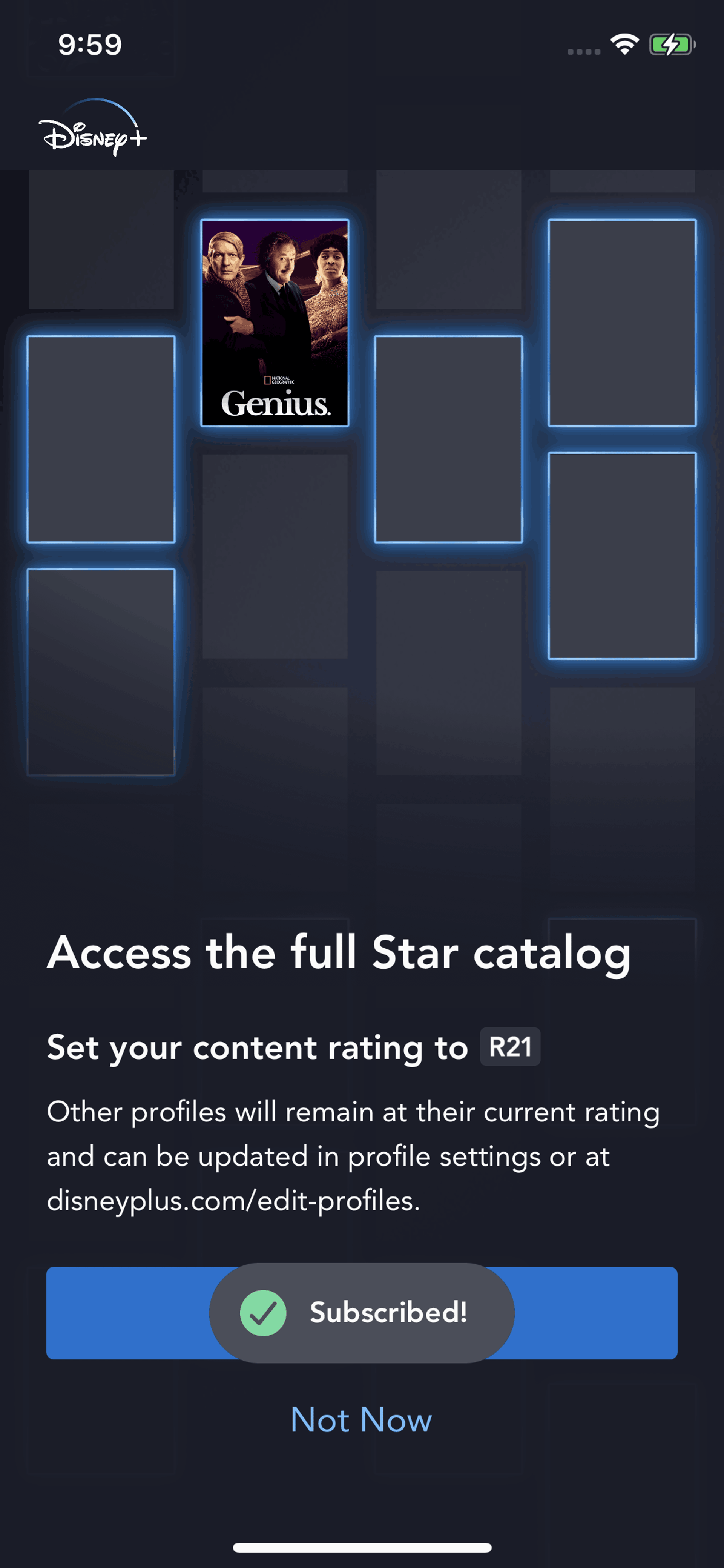Disney+ iOS Entertainment interface screenshot 14