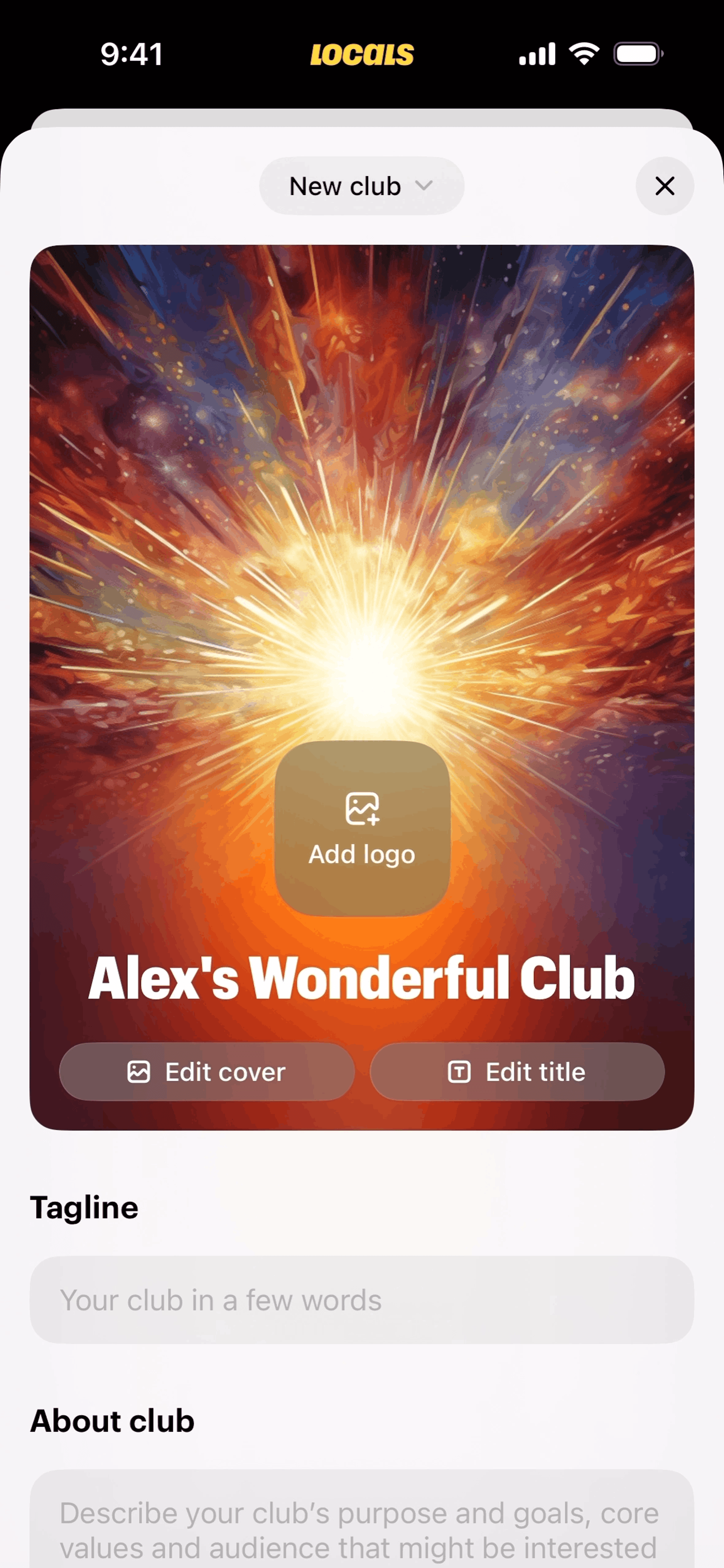 Locals iOS Social Networking interface screenshot 12