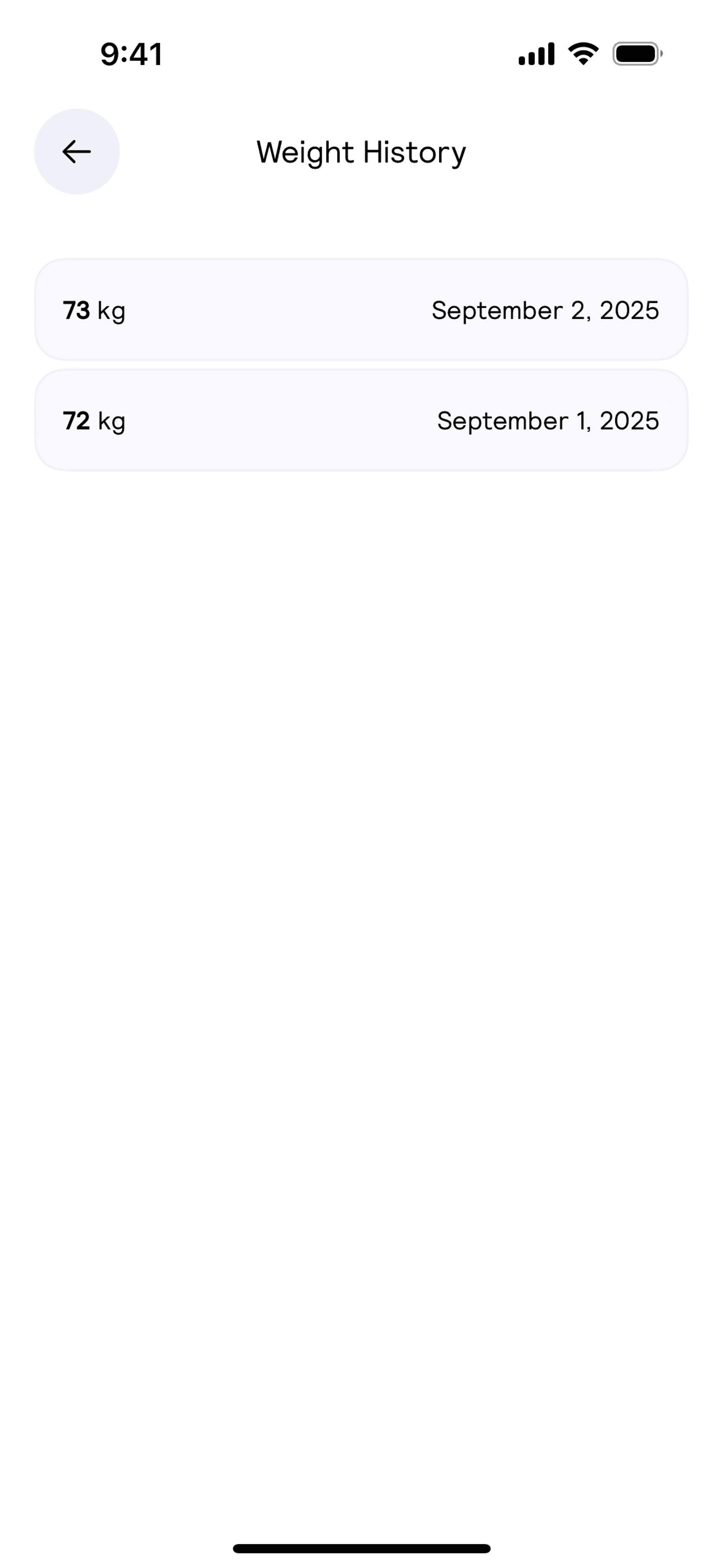 Cal AI iOS AI interface screenshot 15