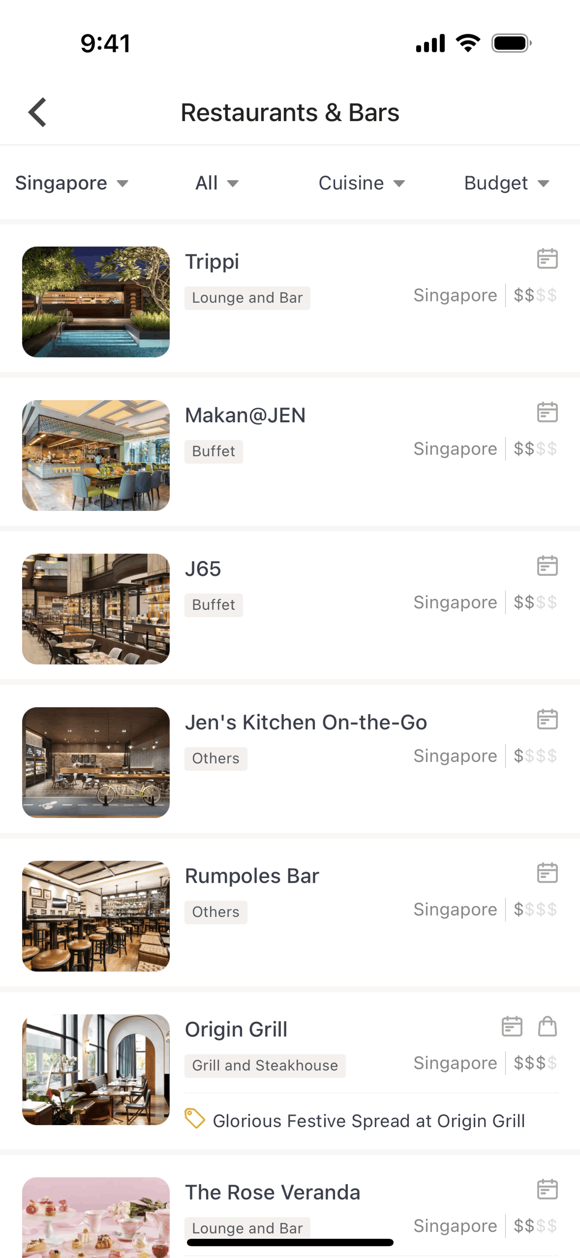 Restaurant & bars on Shangri-La Circle (ios) screen 2