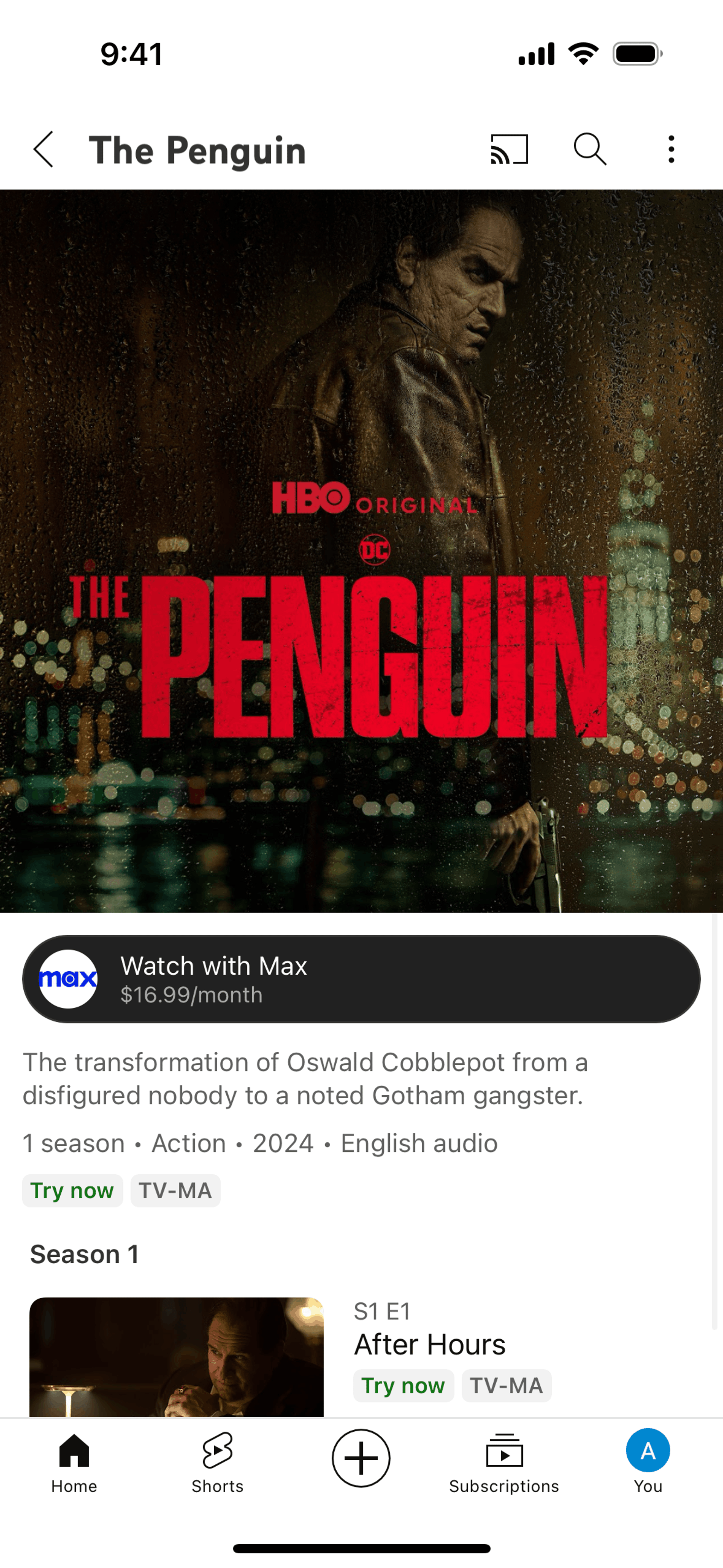 YouTube iOS Photo & Video interface screenshot 21