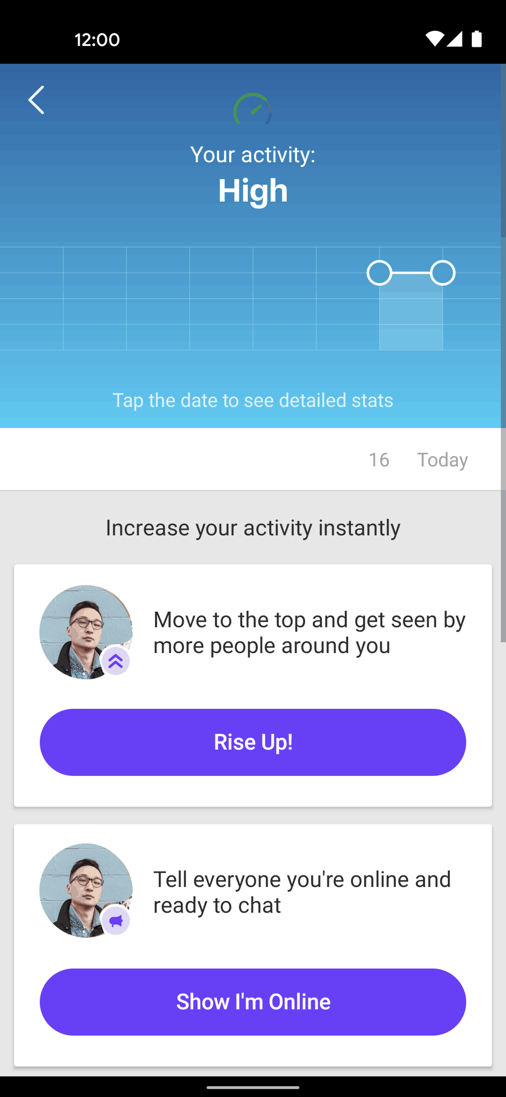 Badoo Android Lifestyle interface screenshot 6