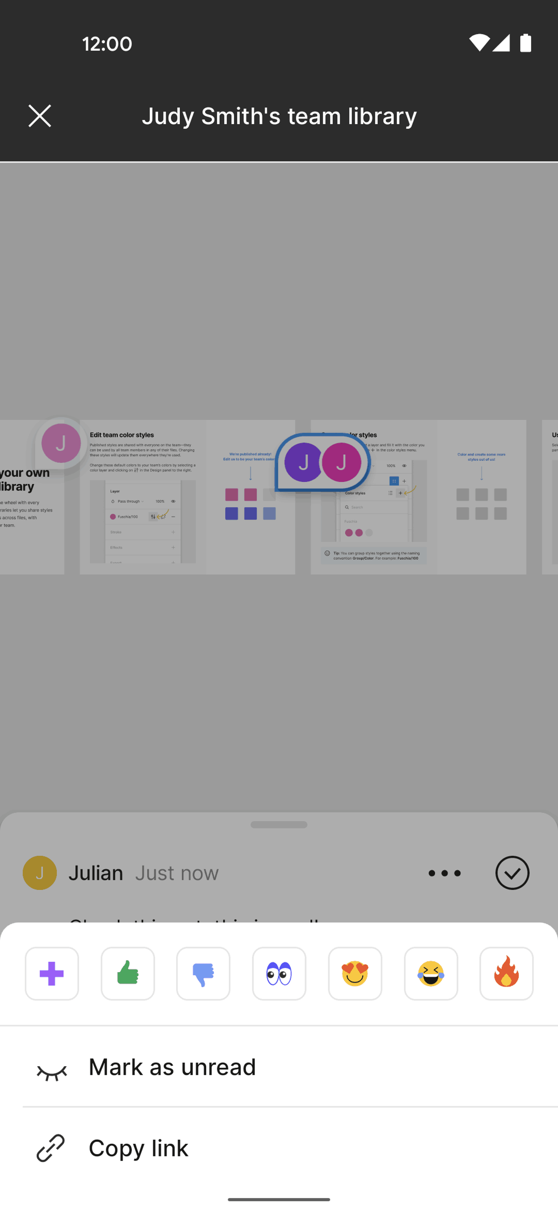 Figma Android Collaboration interface screenshot 11