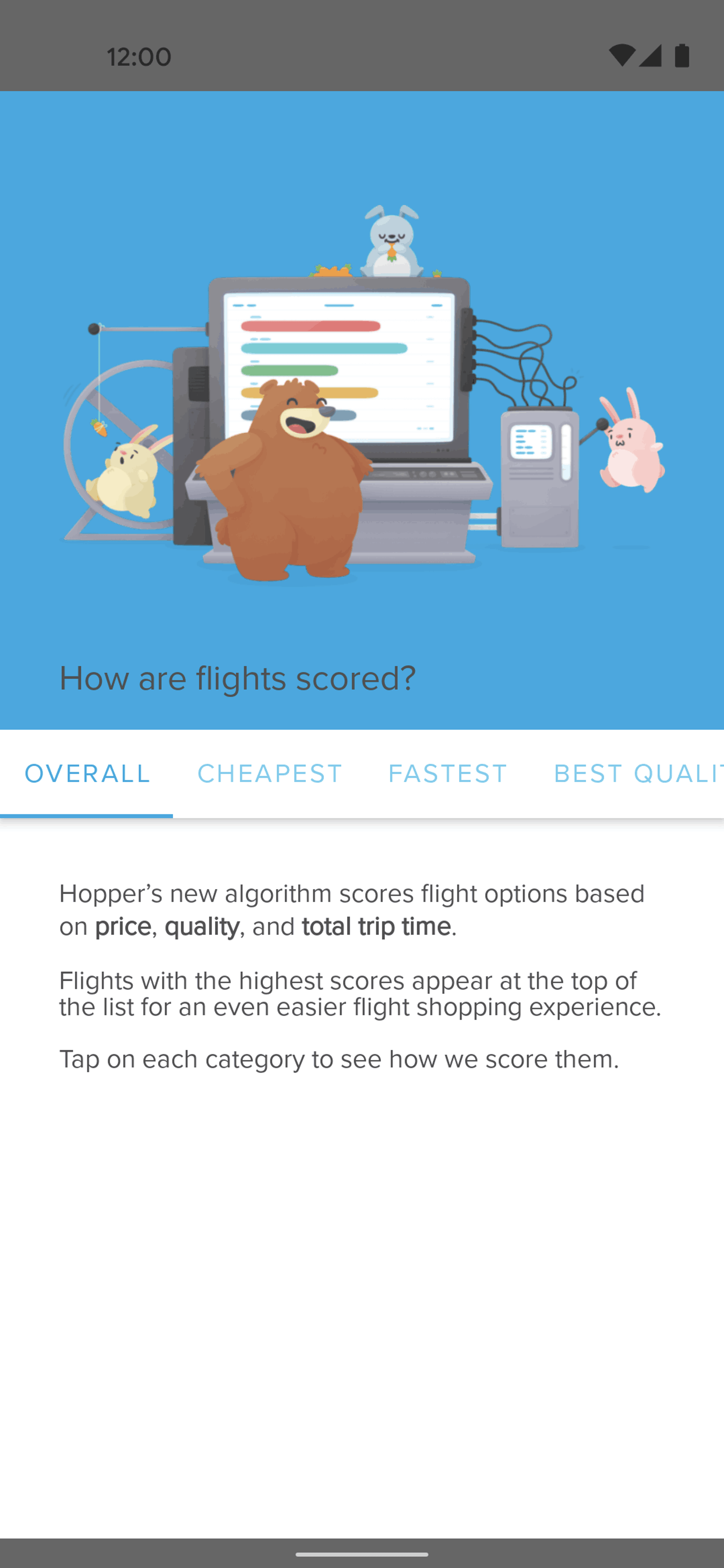 Hopper Android Travel & Transportation interface screenshot 7