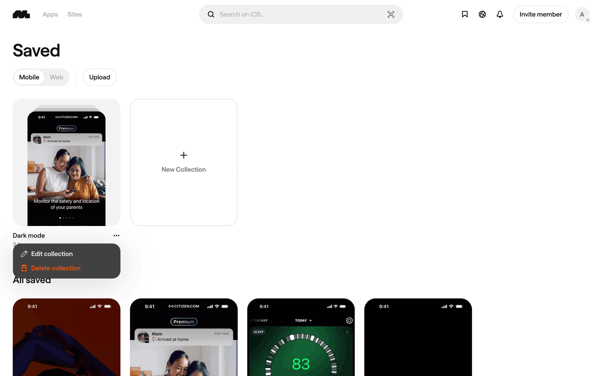Mobbin Web Graphics & Design interface screenshot 8
