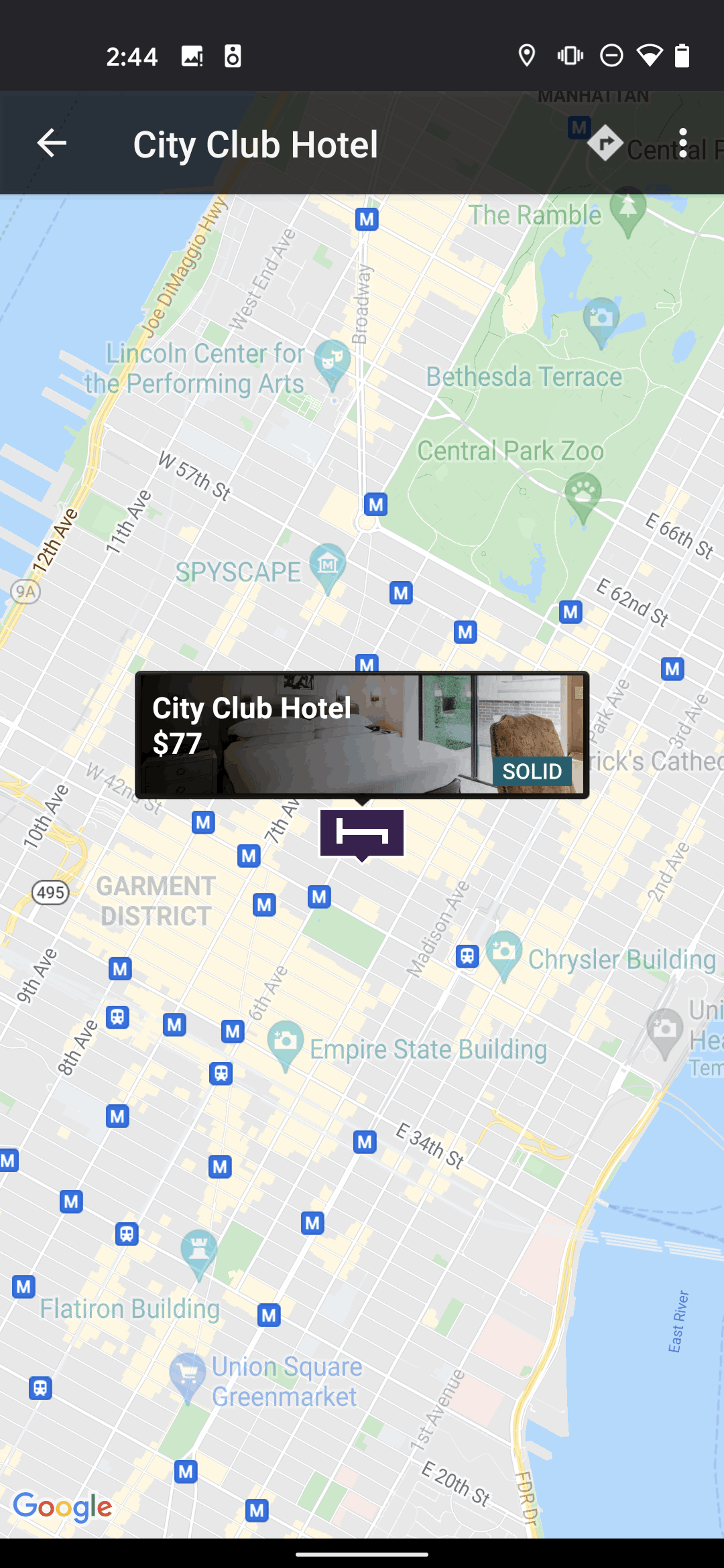 HotelTonight Android Travel & Transportation interface screenshot 22