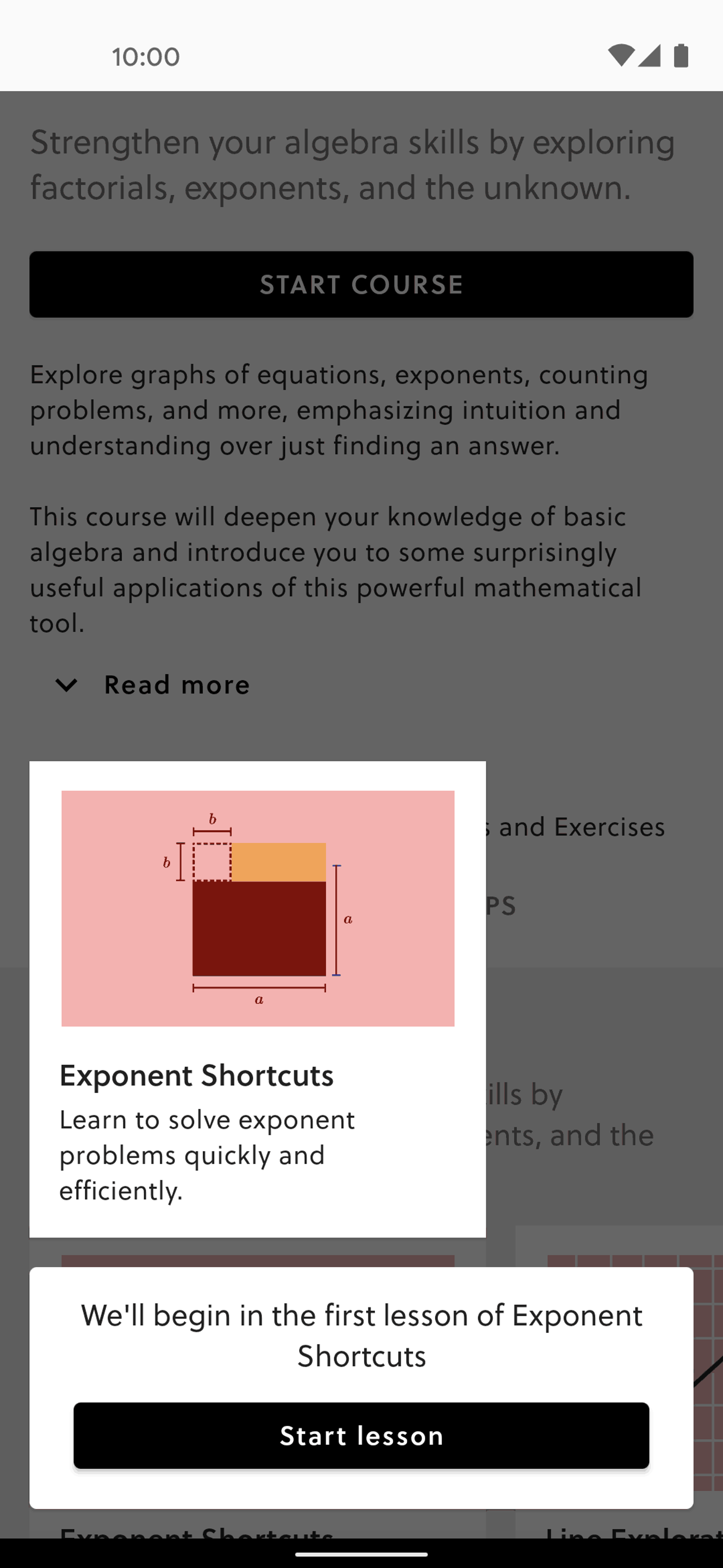 Brilliant Android Education interface screenshot 16