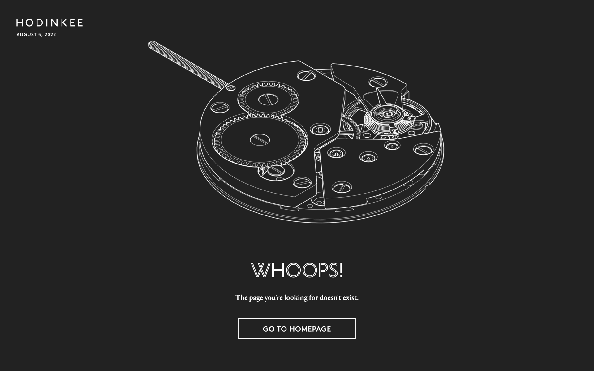 HODINKEE Web Lifestyle interface screenshot 3