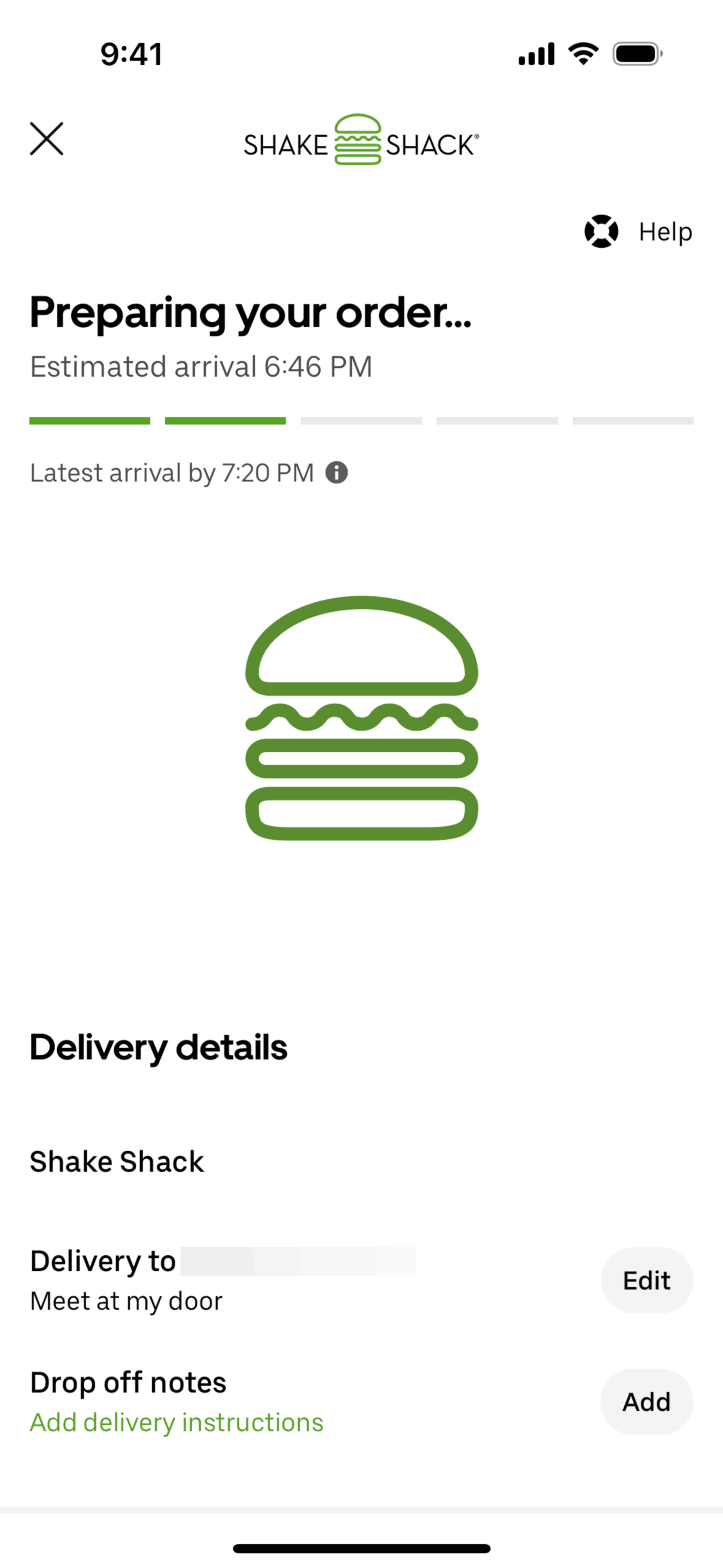 Shake Shack iOS Food & Drink interface screenshot 21