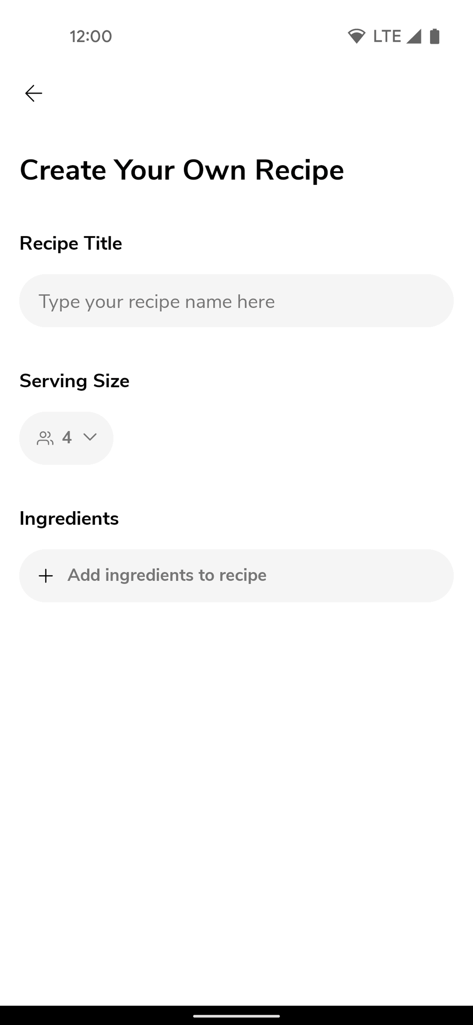 SideChef Android Food & Drink interface screenshot 14