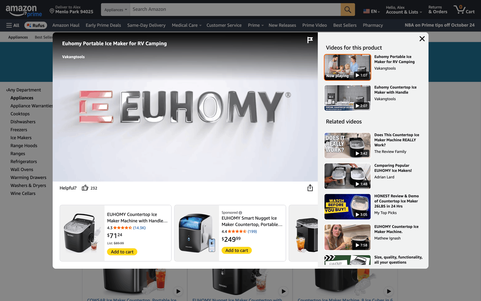 Amazon Web Shopping interface screenshot 11