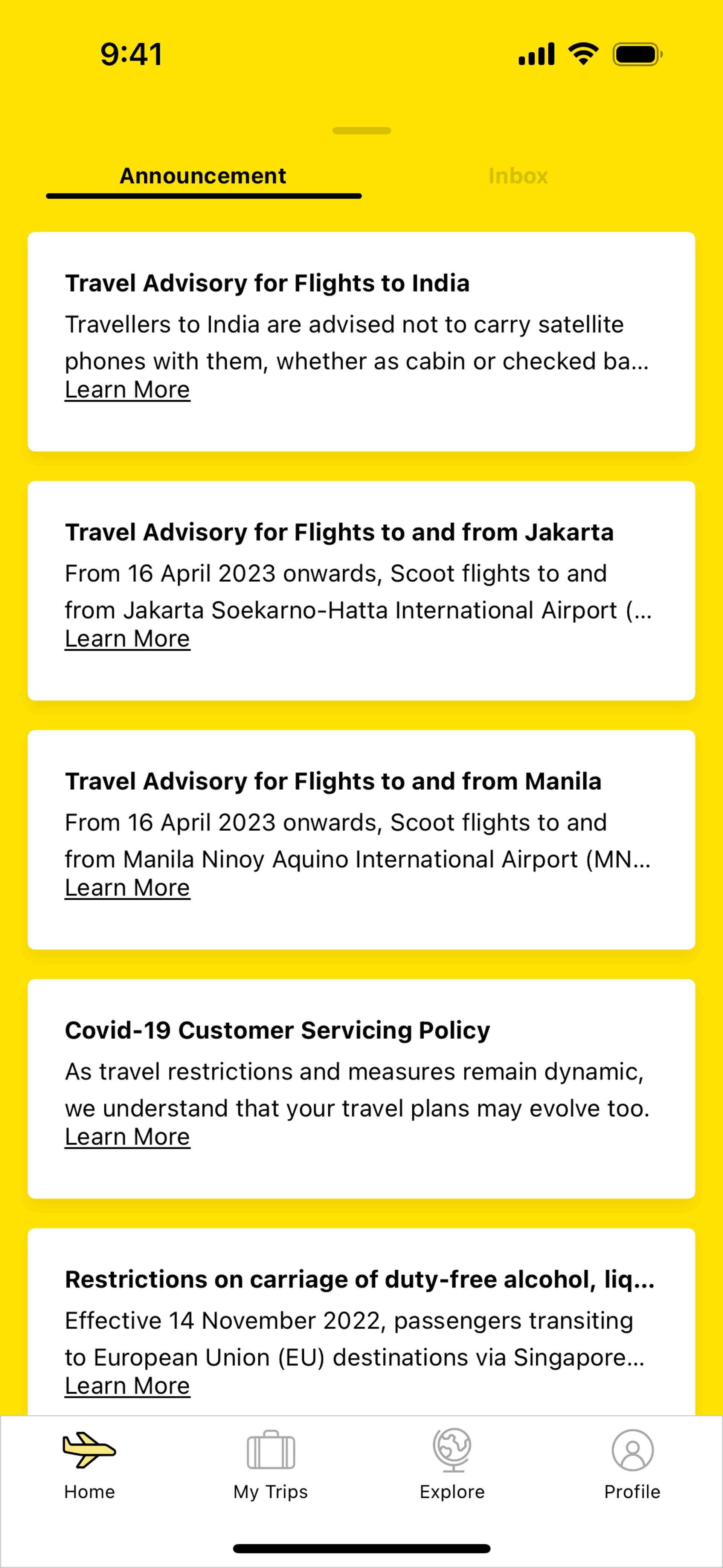 Scoot iOS Travel & Transportation interface screenshot 24