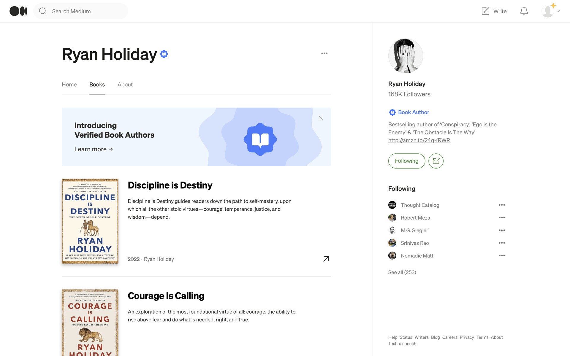 Medium Web News interface screenshot 19