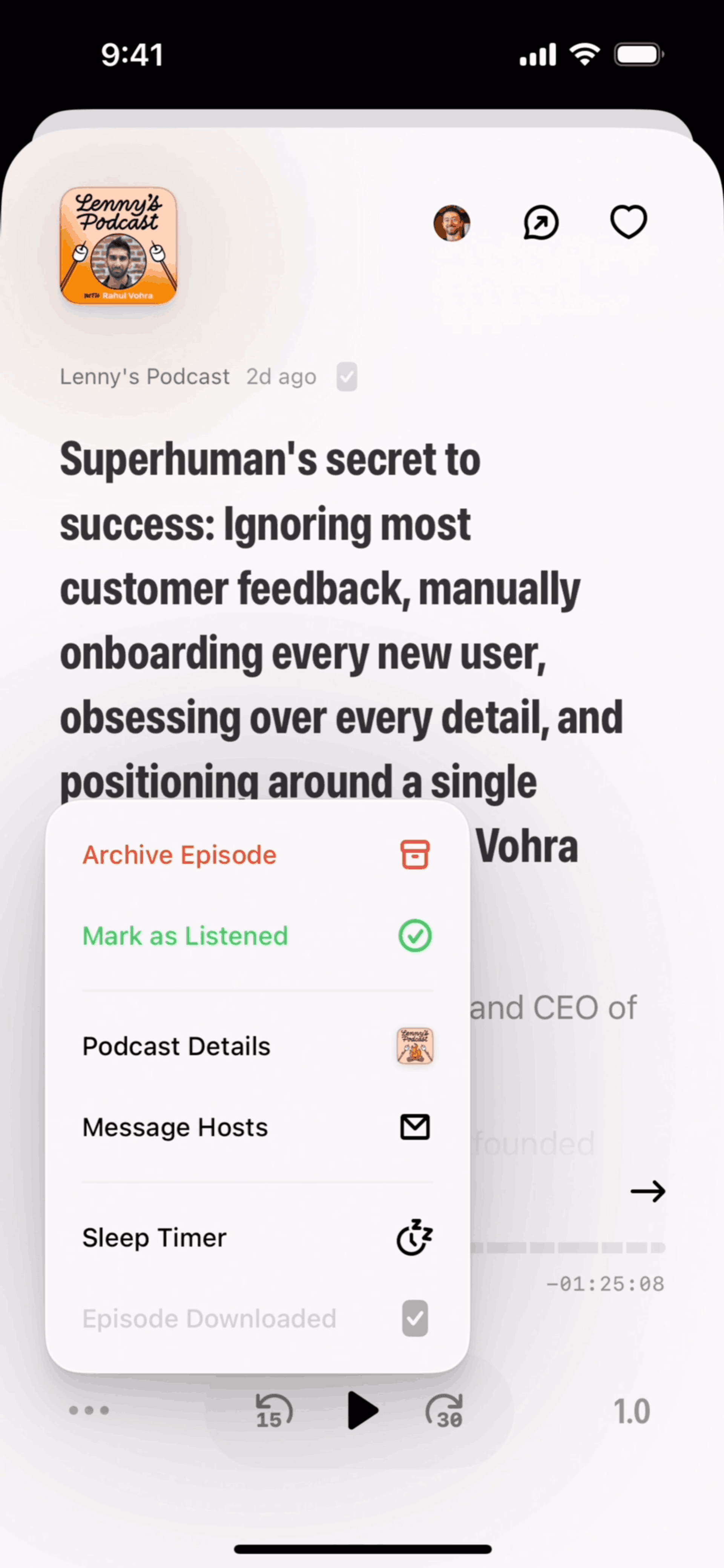 Queue iOS News interface screenshot 12