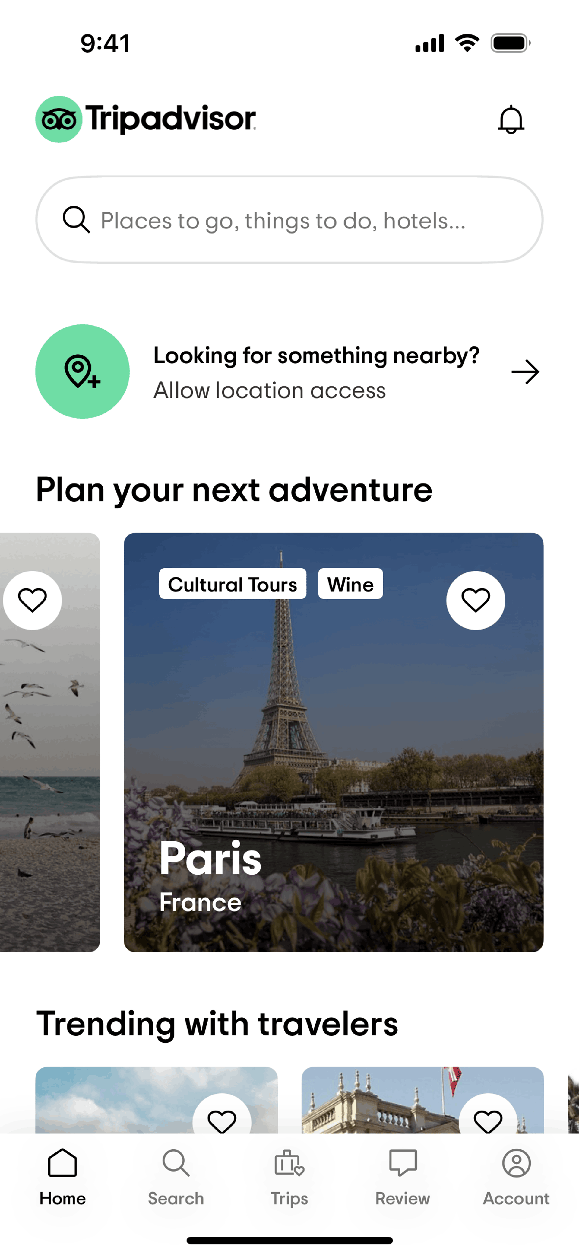 Tripadvisor iOS Travel & Transportation interface screenshot 9