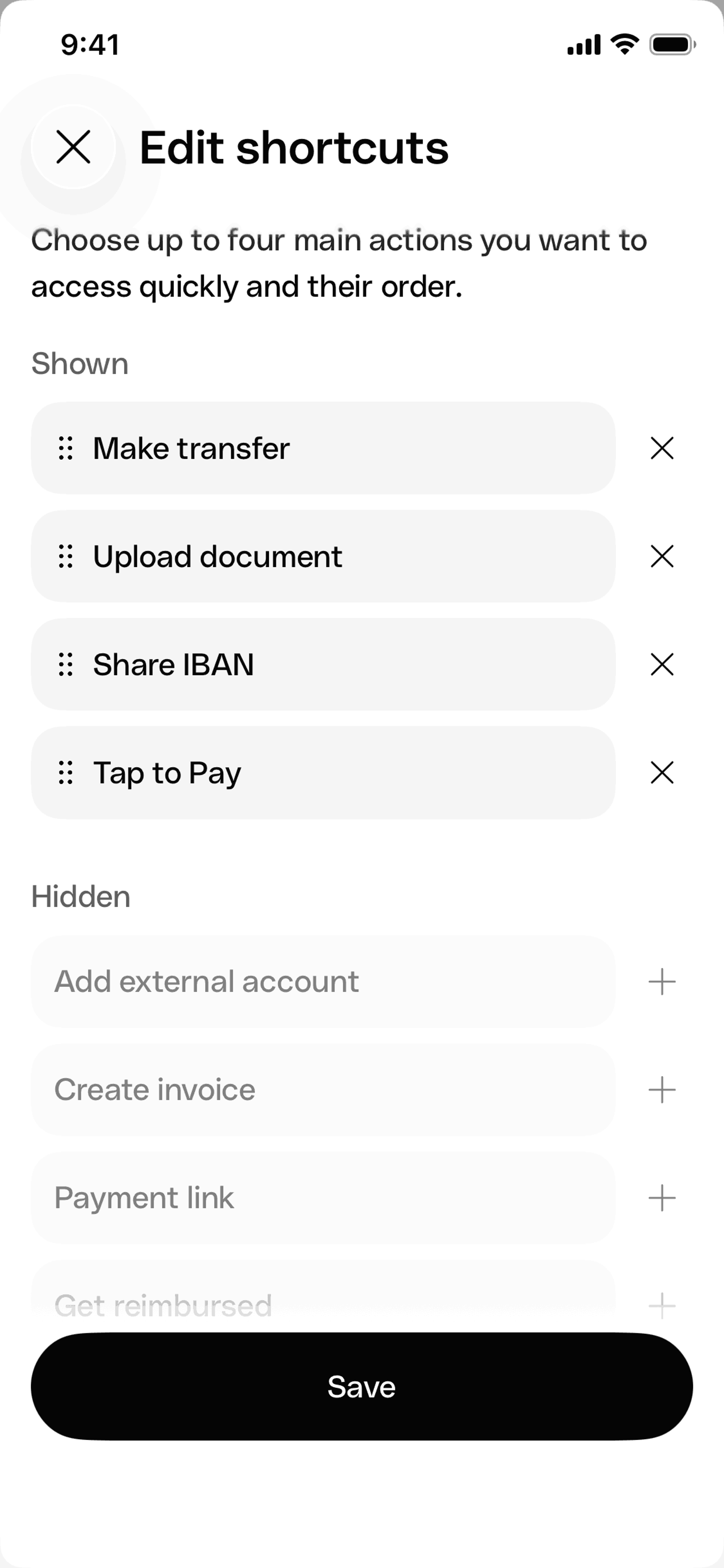 Qonto iOS Qonto interface screenshot 9