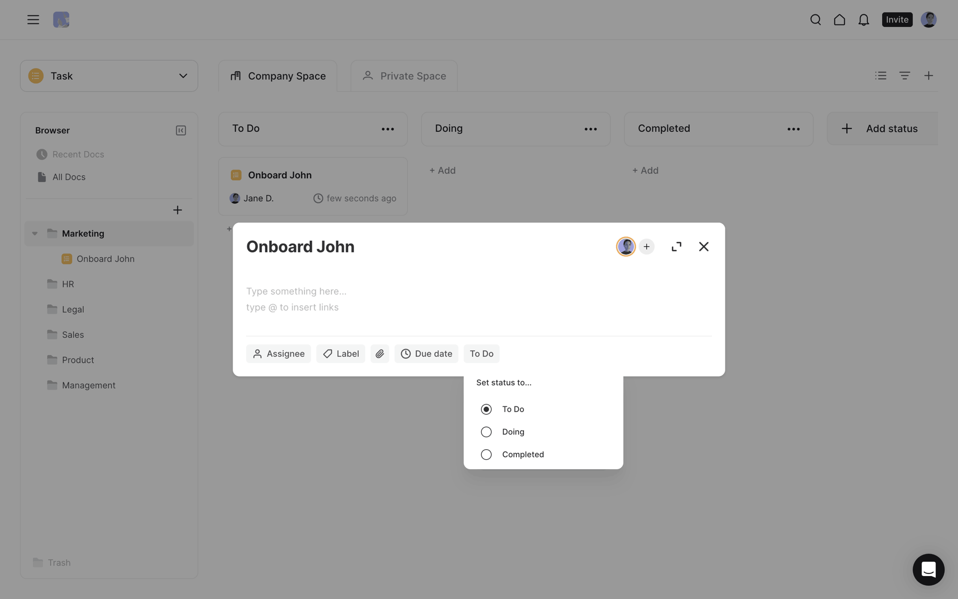 Frame Web AI interface screenshot 23