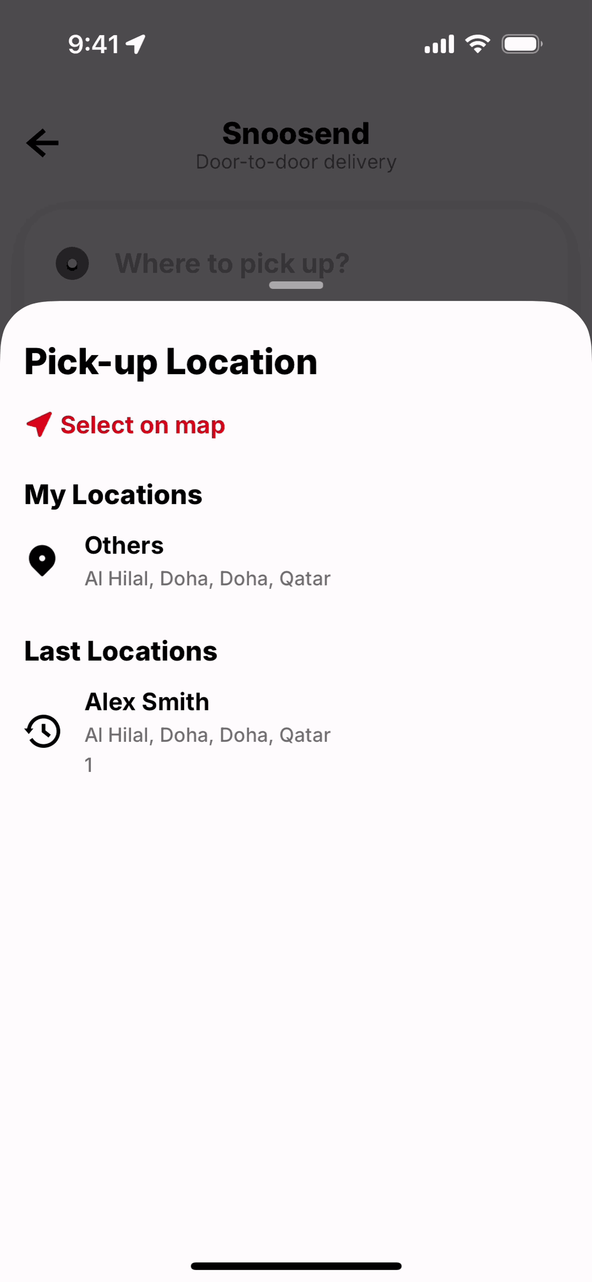 Snoonu iOS Shopping interface screenshot 10
