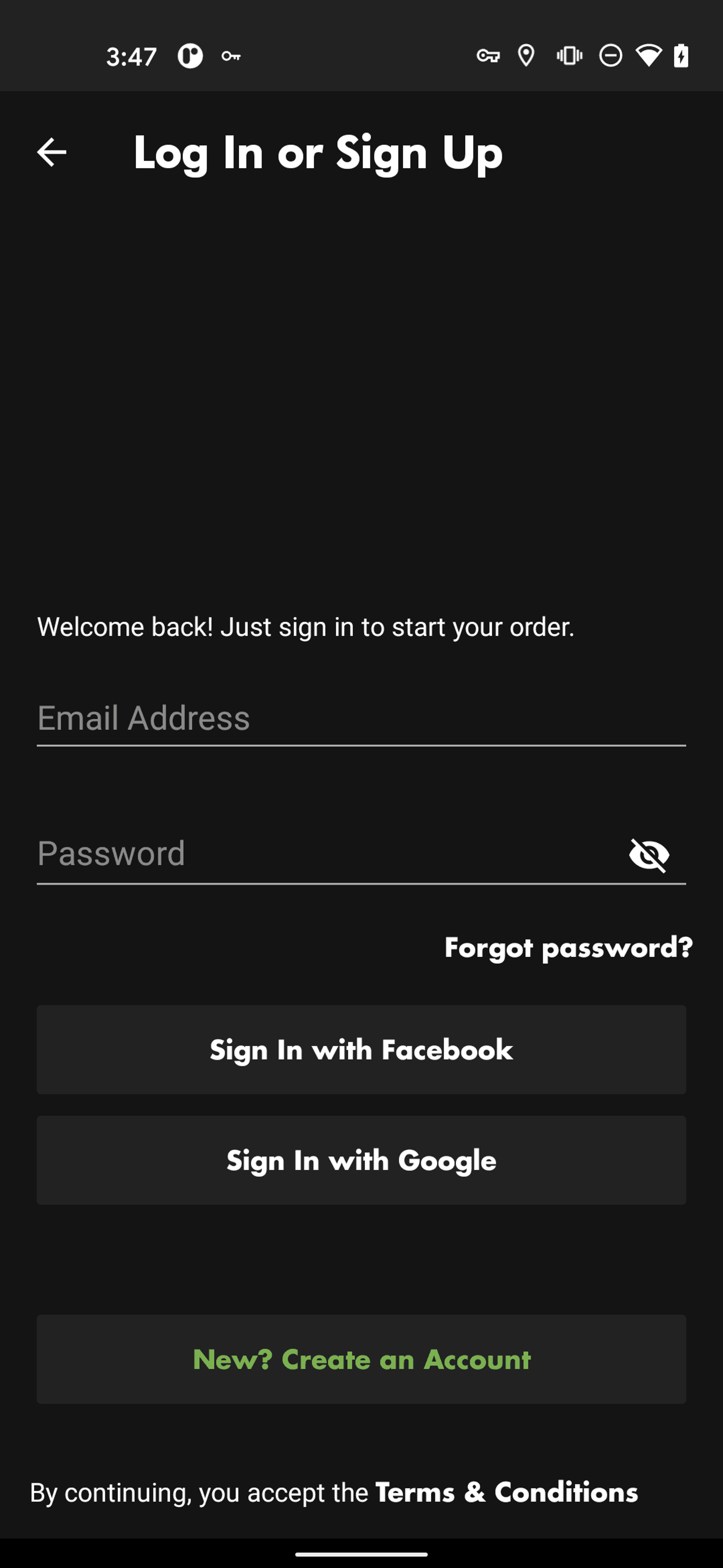 Shake Shack Android Food & Drink interface screenshot 9