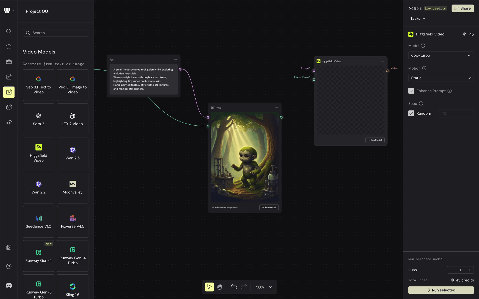 Weavy Web AI interface screenshot 9