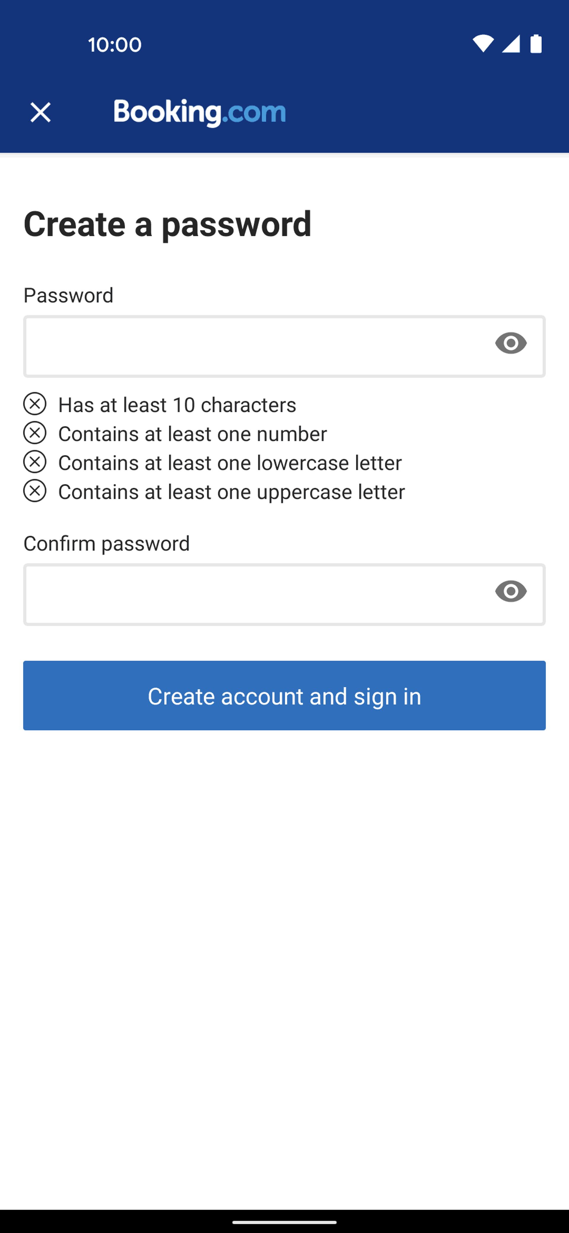 Booking.com Android Travel & Transportation interface screenshot 7
