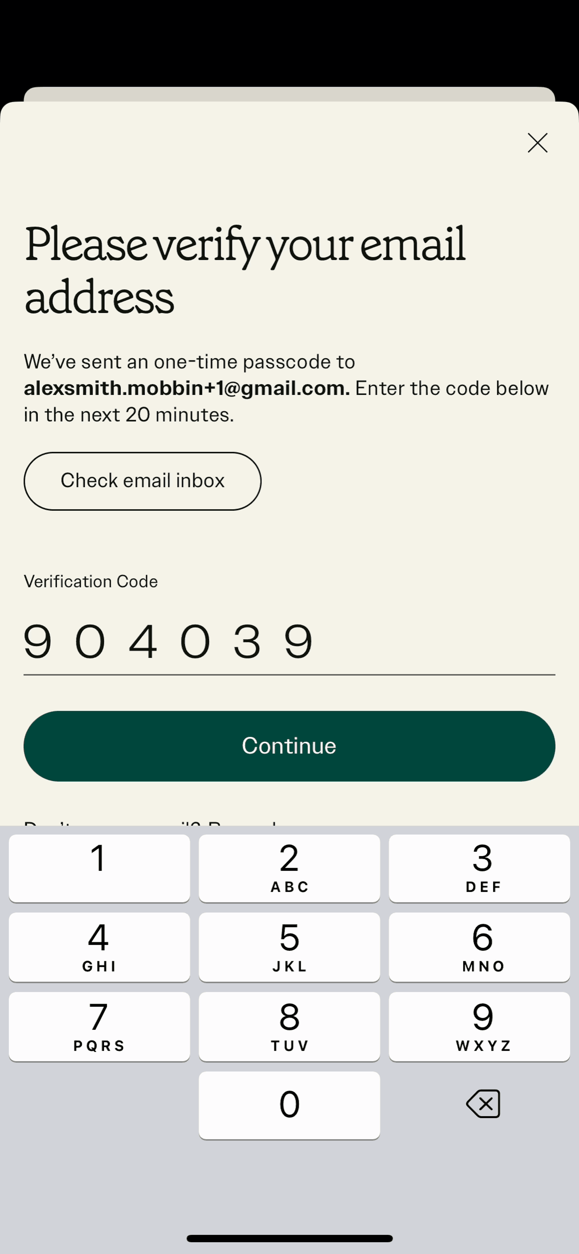 sweetgreen iOS Food & Drink interface screenshot 9