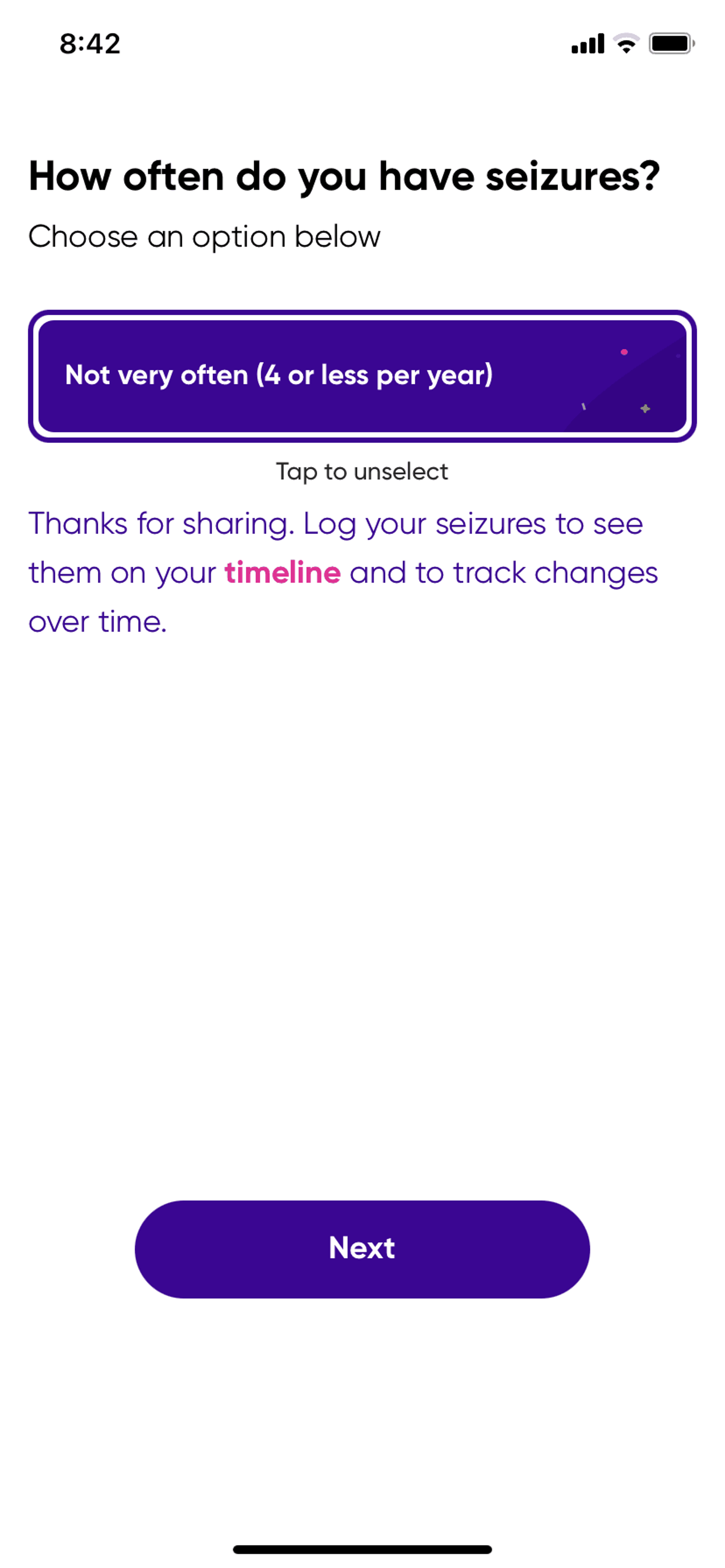 Epsy iOS Health & Fitness interface screenshot 10